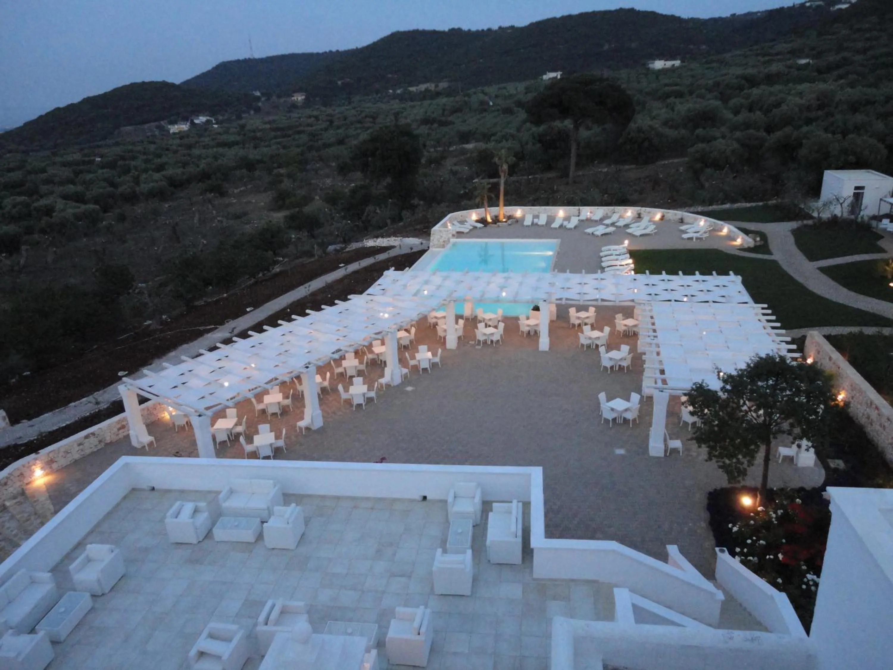 Bird's eye view in Masseria Santa Teresa