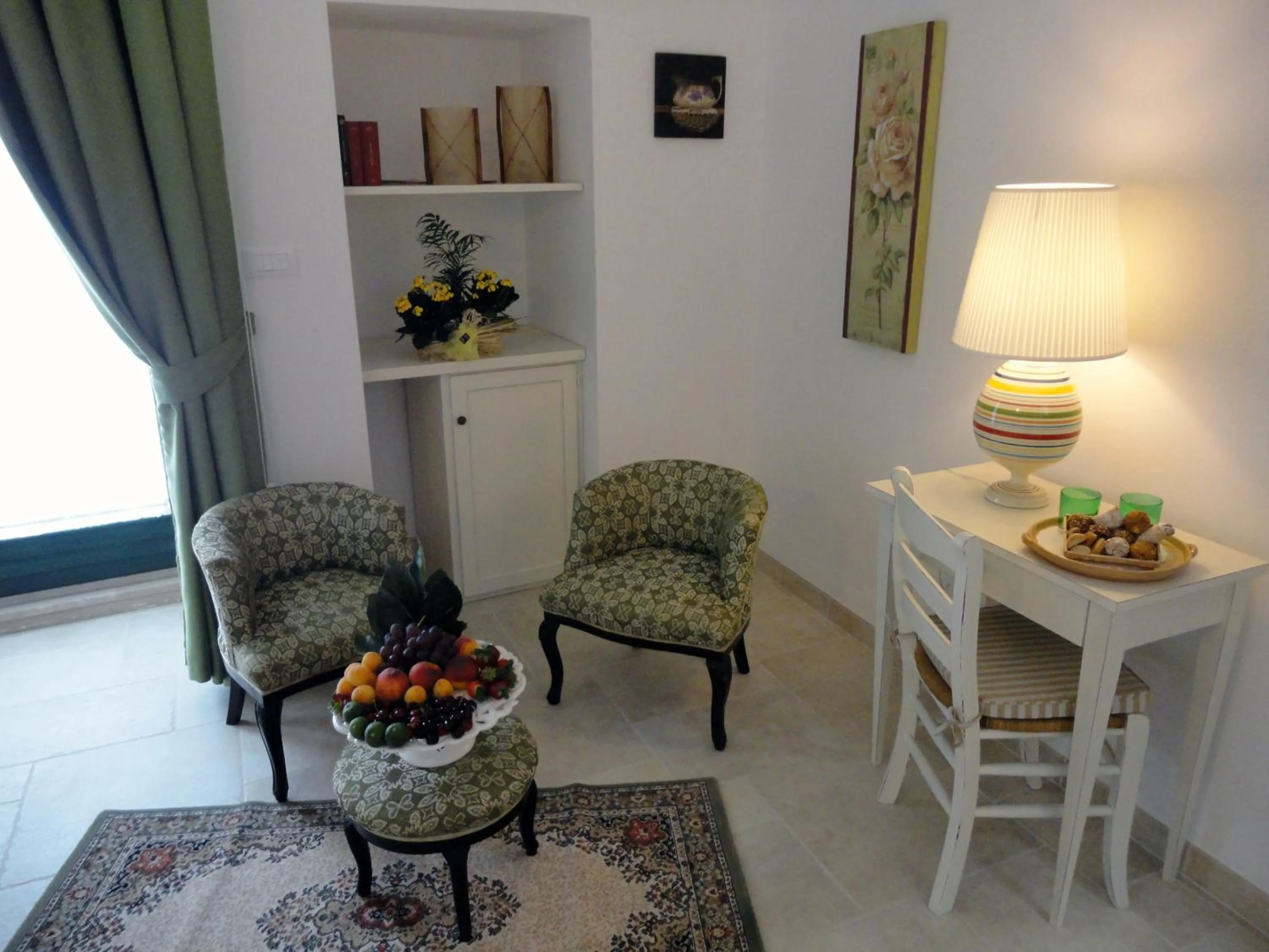 Decorative detail in Masseria Santa Teresa