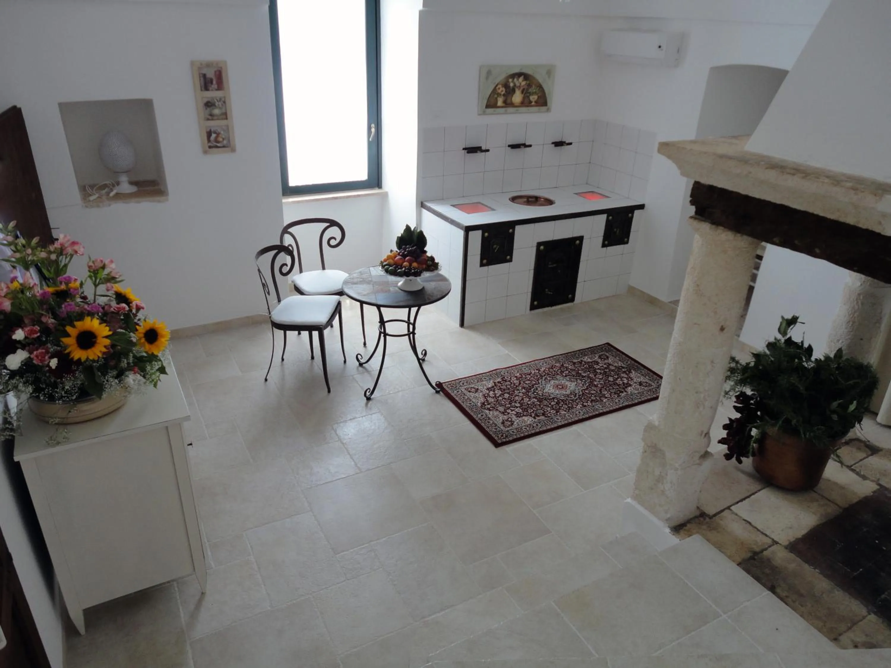 Decorative detail in Masseria Santa Teresa