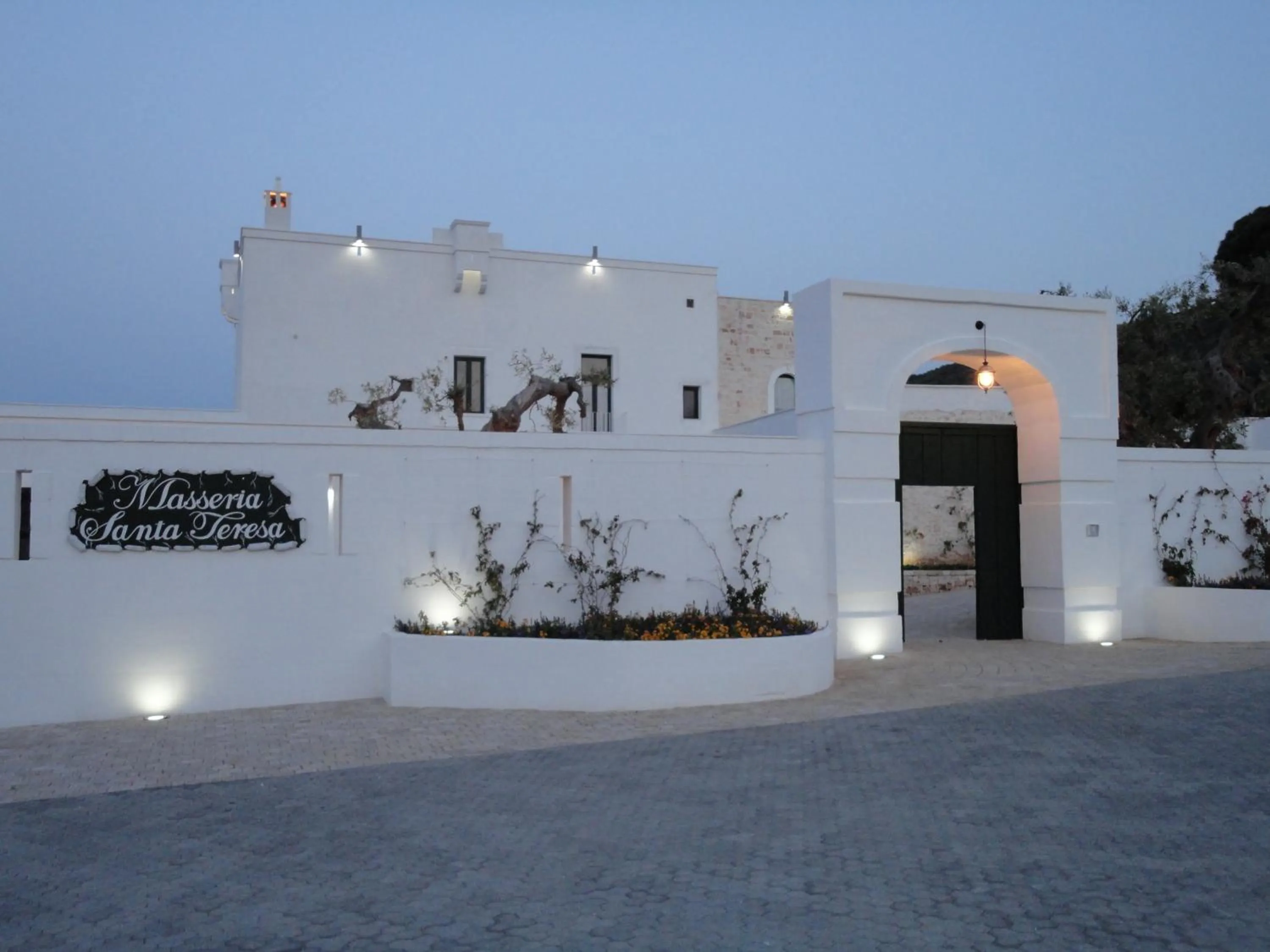 Facade/entrance in Masseria Santa Teresa