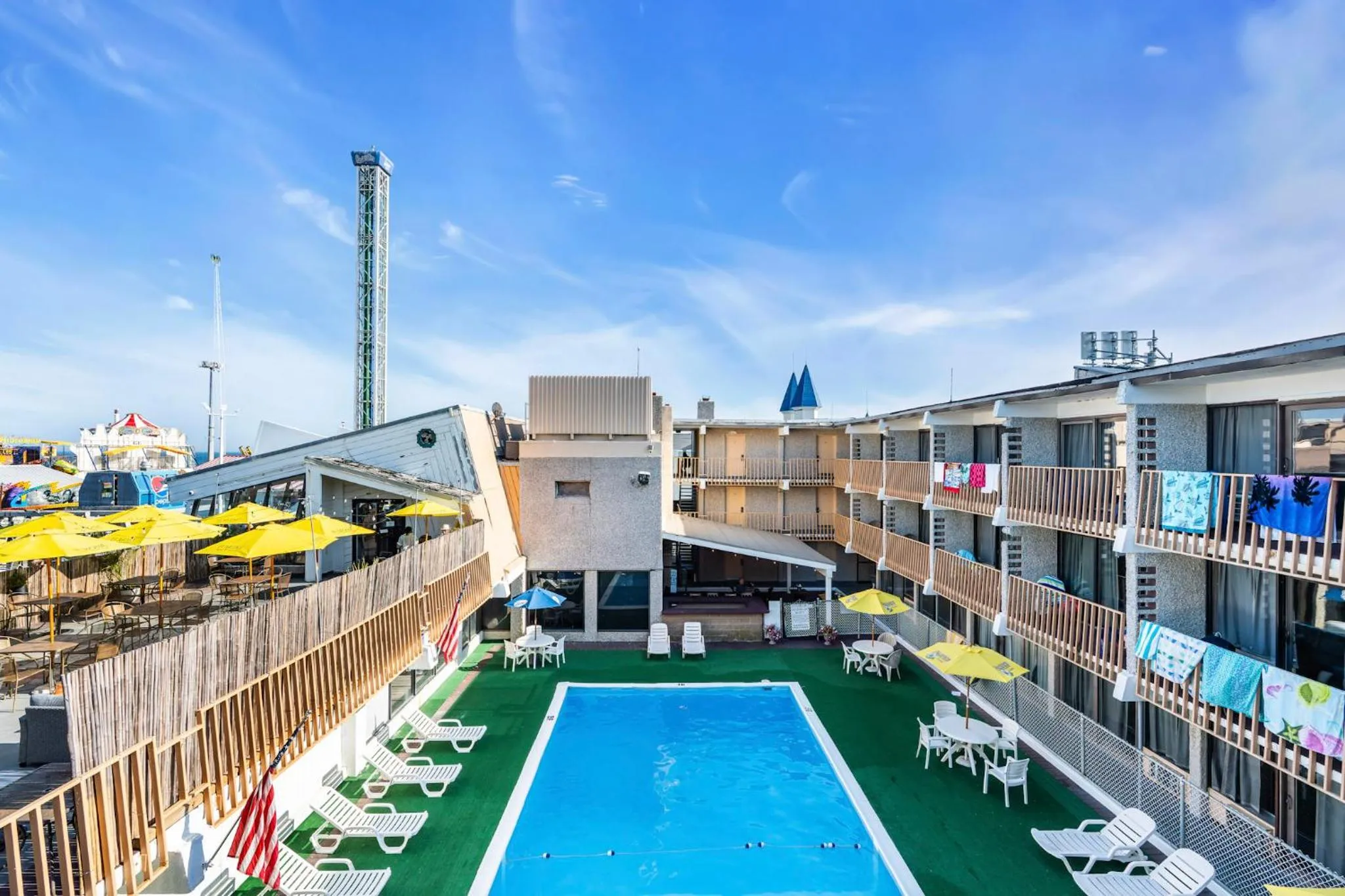 Property building in Aztec Ocean Resort