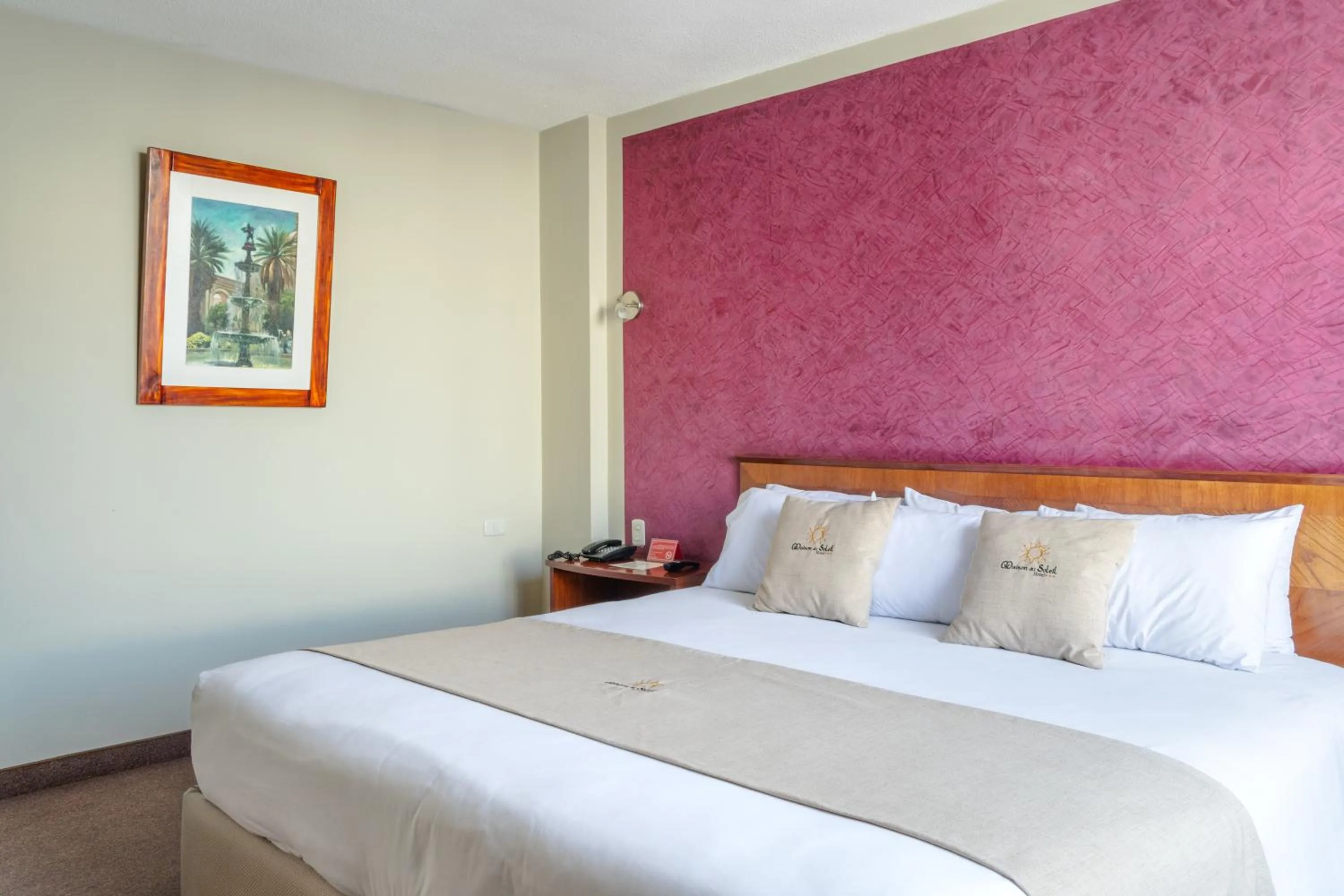 Bed in Hotel Maison Du Solei