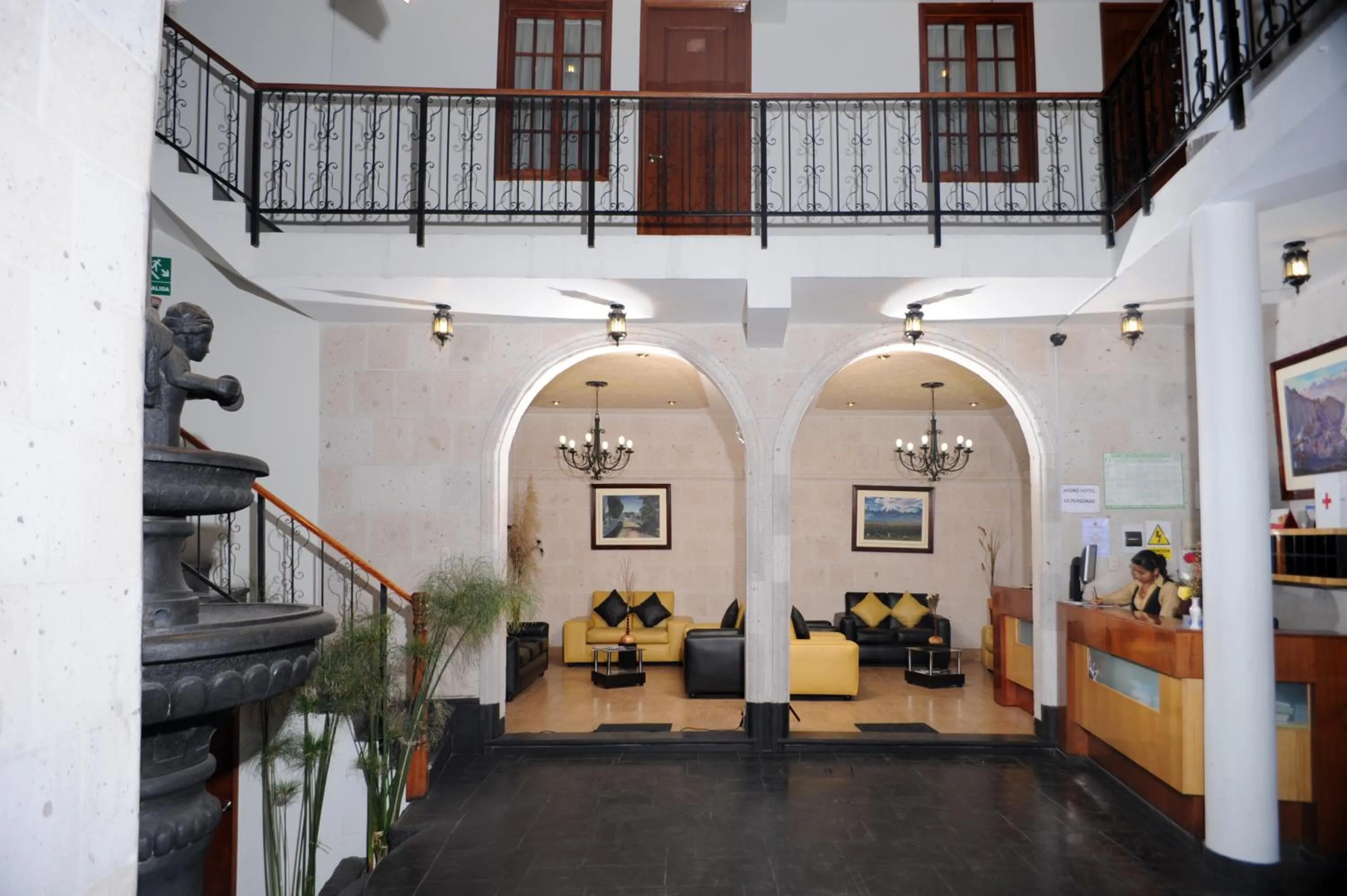 Lobby or reception in Hotel Maison Du Solei