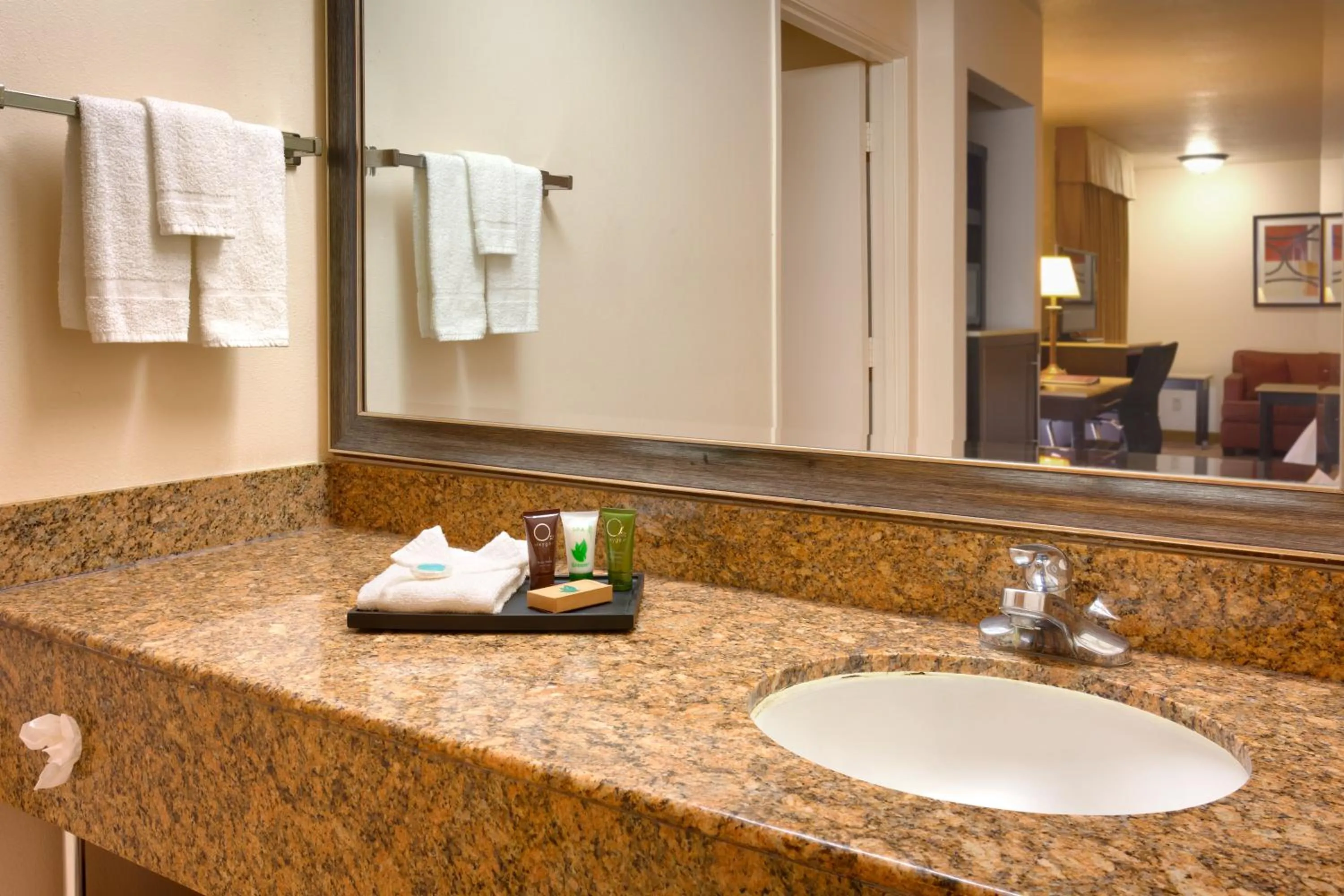 Bathroom in Cortona Inn and Suites Anaheim Resort