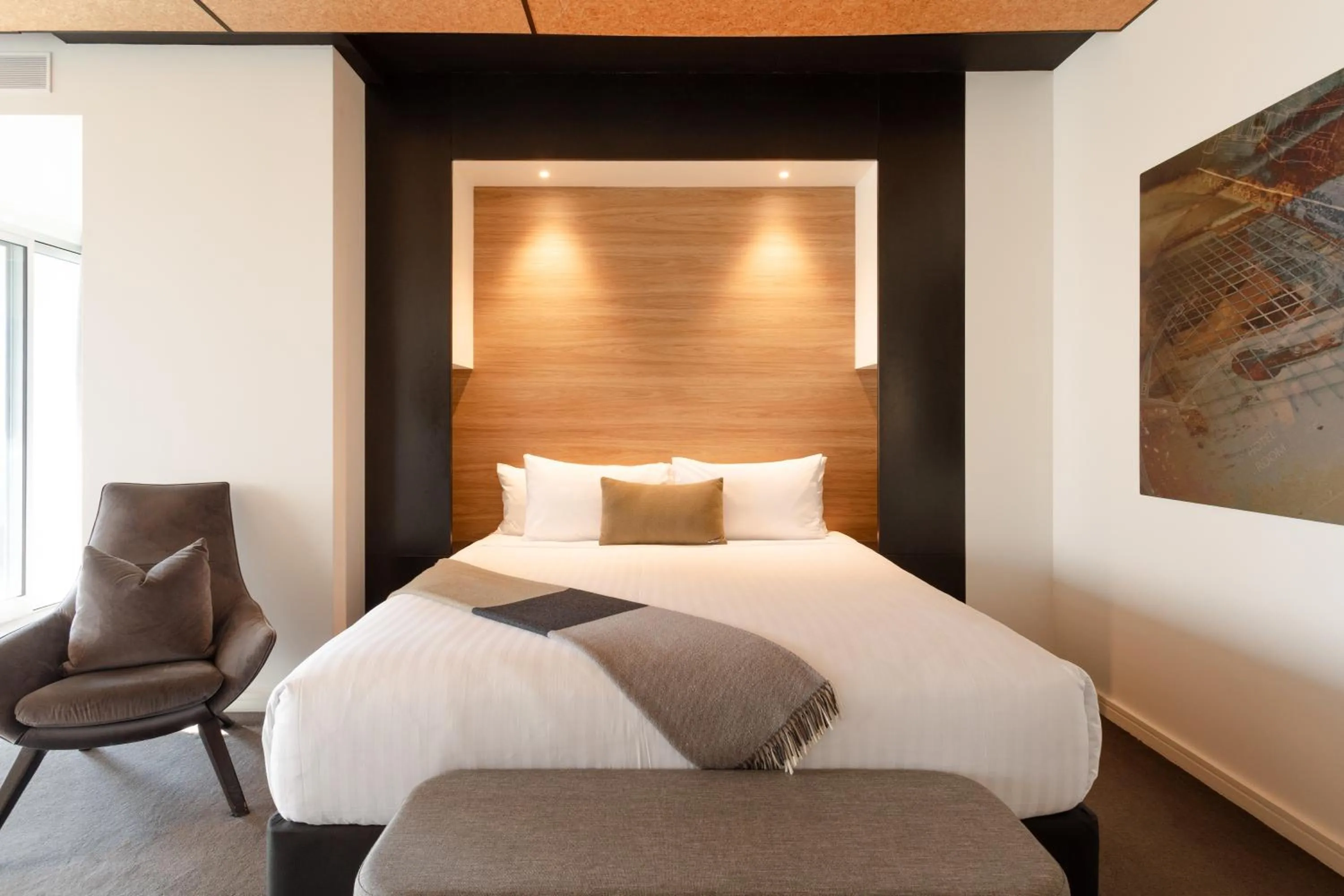 Bedroom, Bed in Peppers Silo Launceston