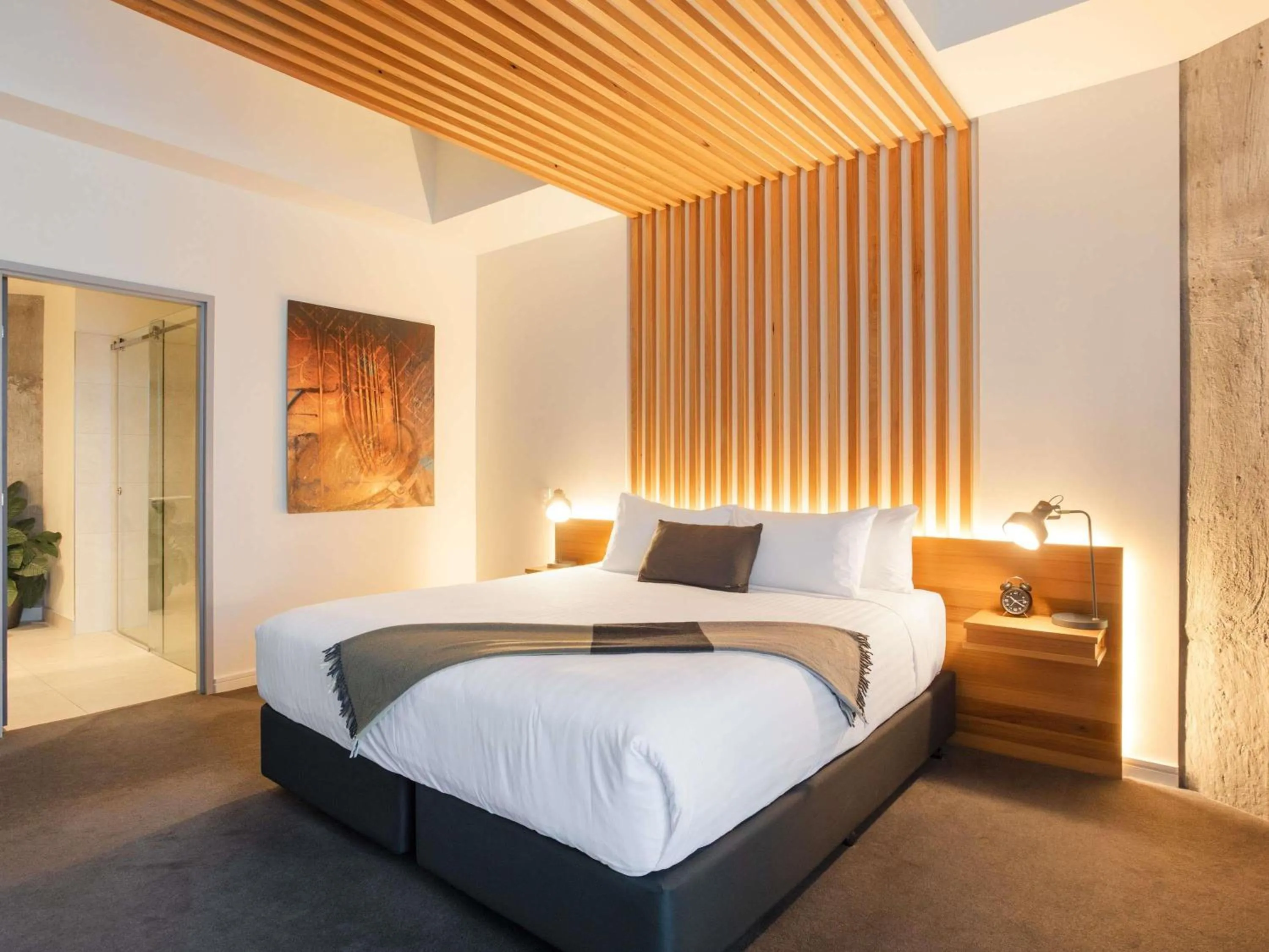 Bedroom, Bed in Peppers Silo Launceston