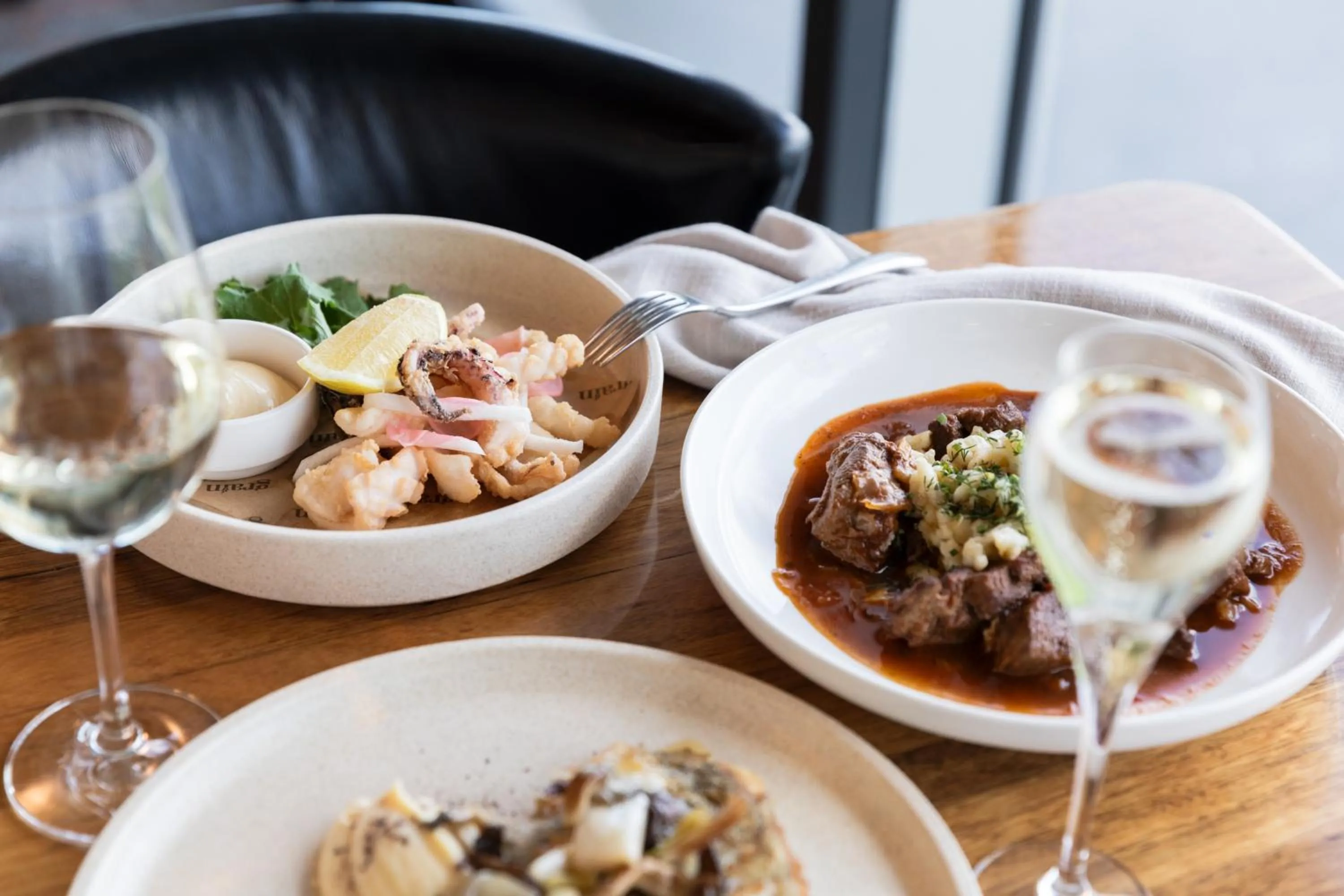 Lunch in Peppers Silo Launceston