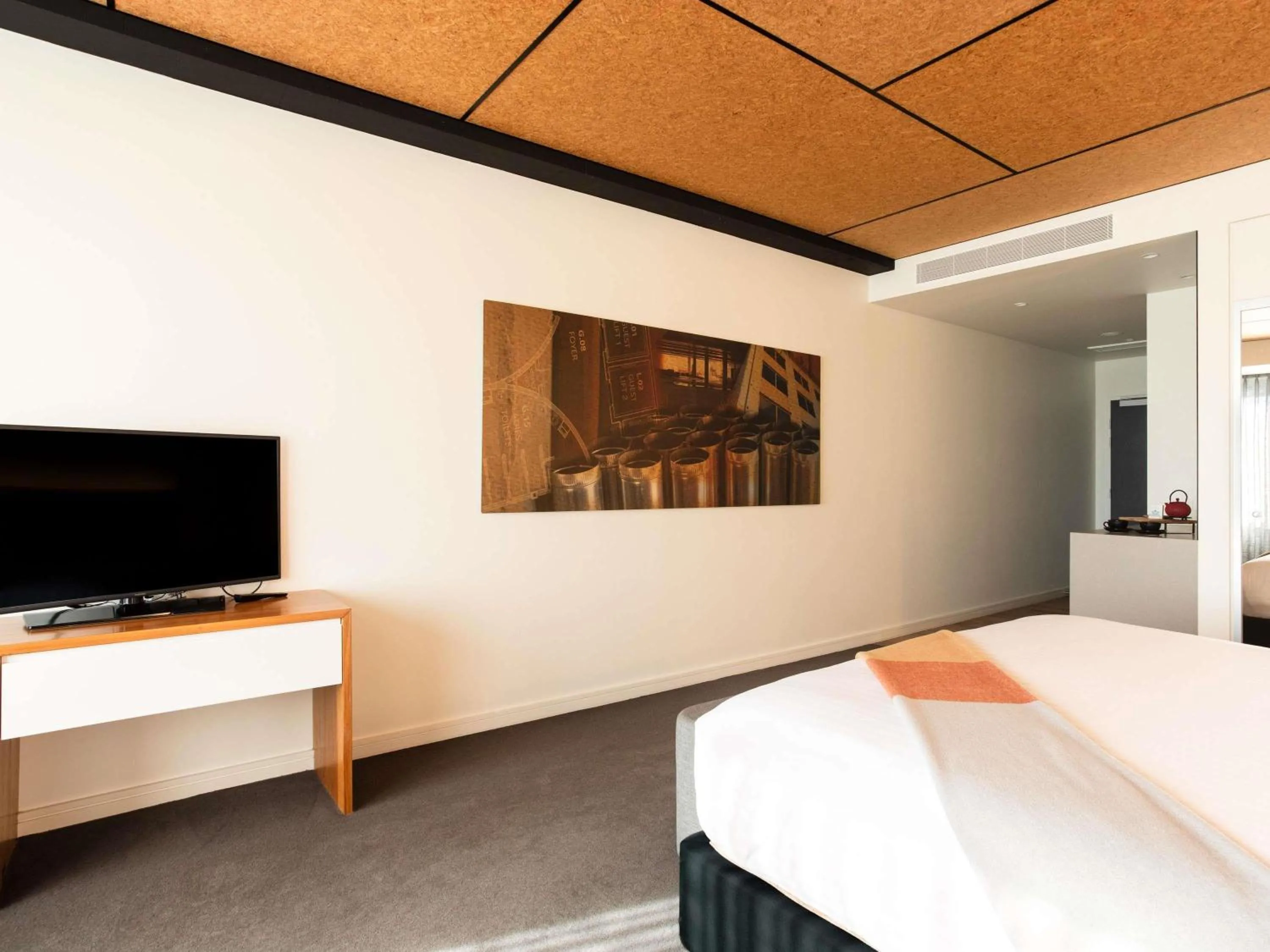 Bedroom in Peppers Silo Launceston