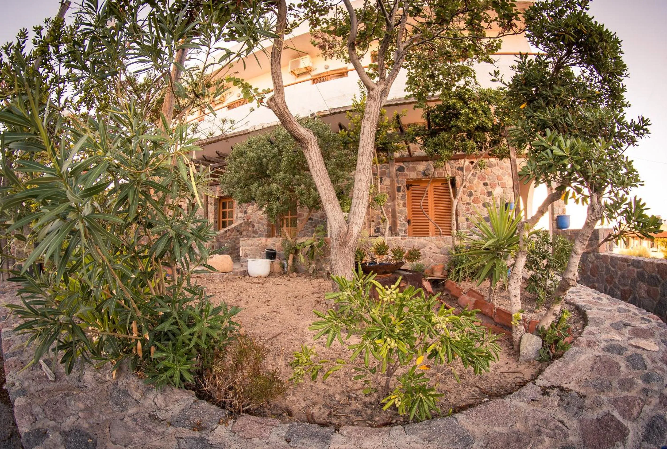 Facade/entrance in Vagia Beach Apartments, Aegina Island