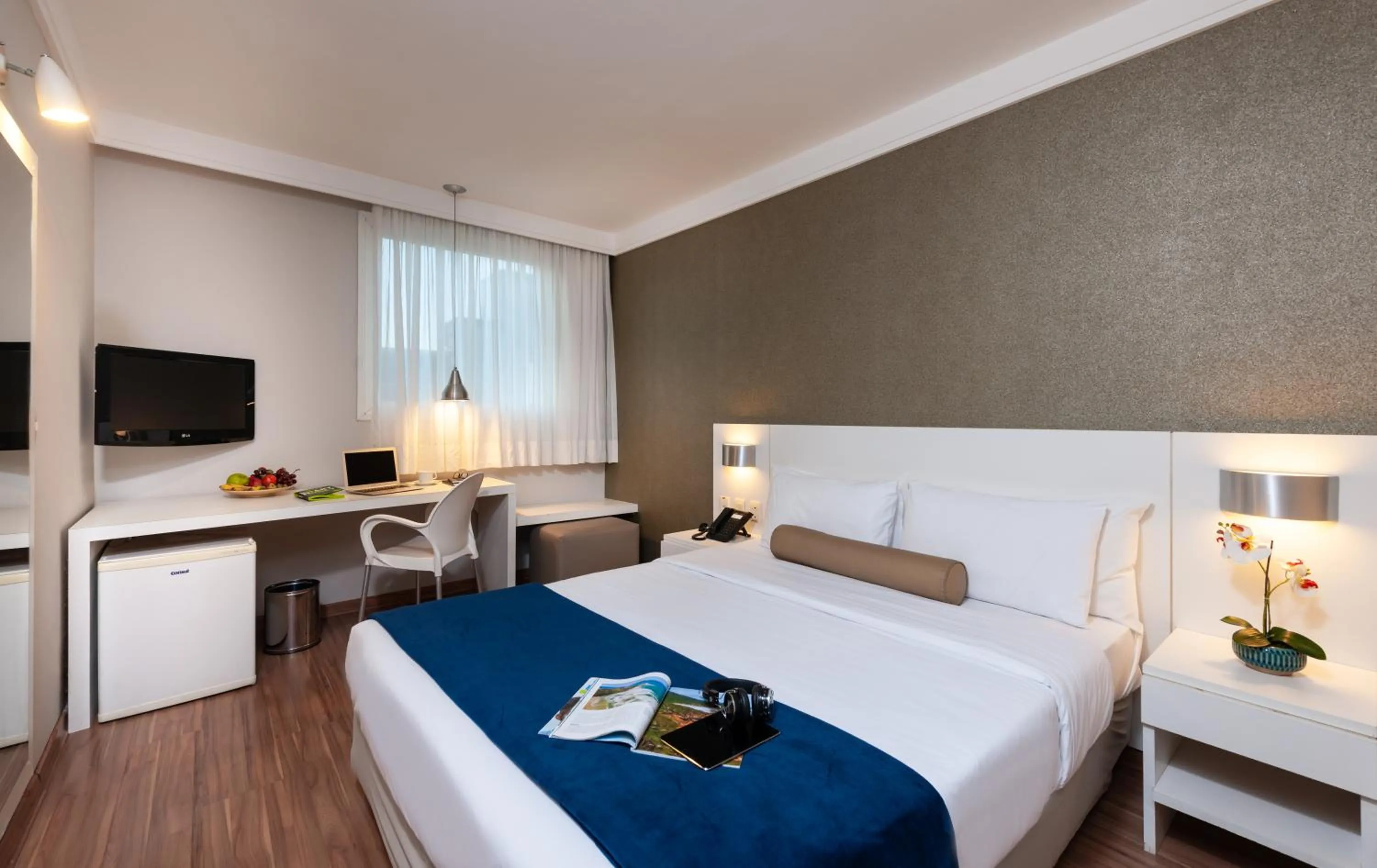 Bedroom, Bed in Píer Vitória Hotel