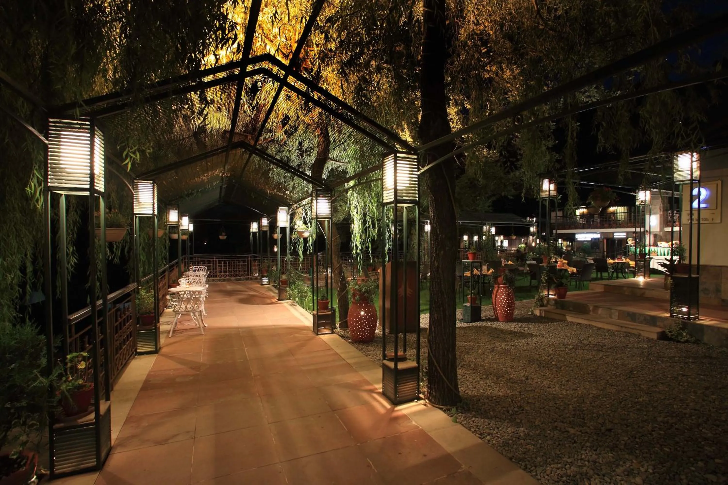 Patio in Shervani Hilltop Resort