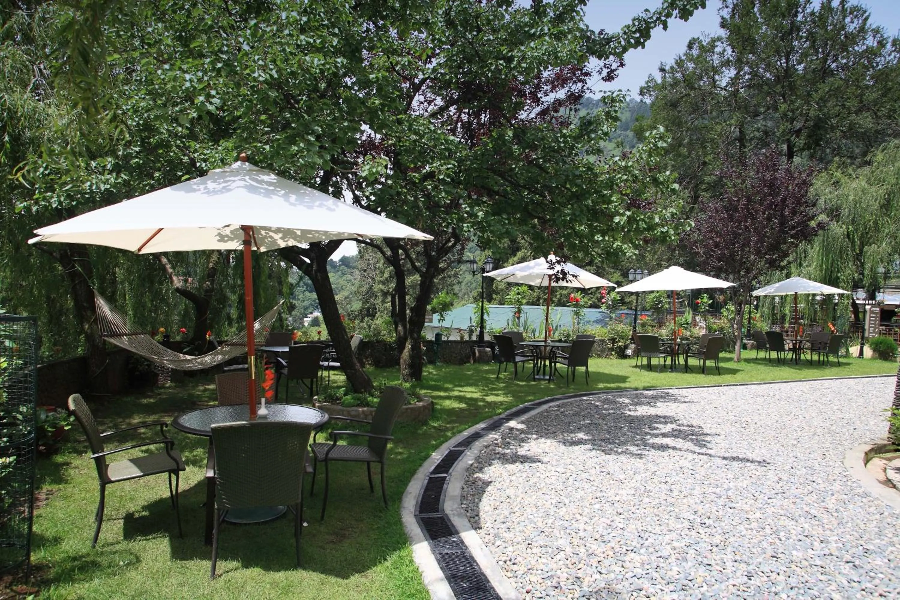 Patio in Shervani Hilltop Resort