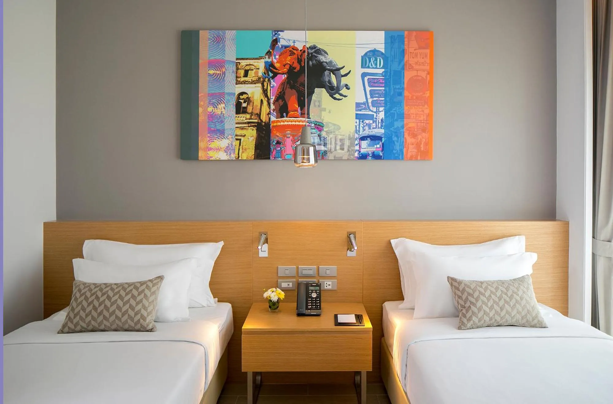 Decorative detail, Bed in Eastin Thana City Golf Resort Bangkok