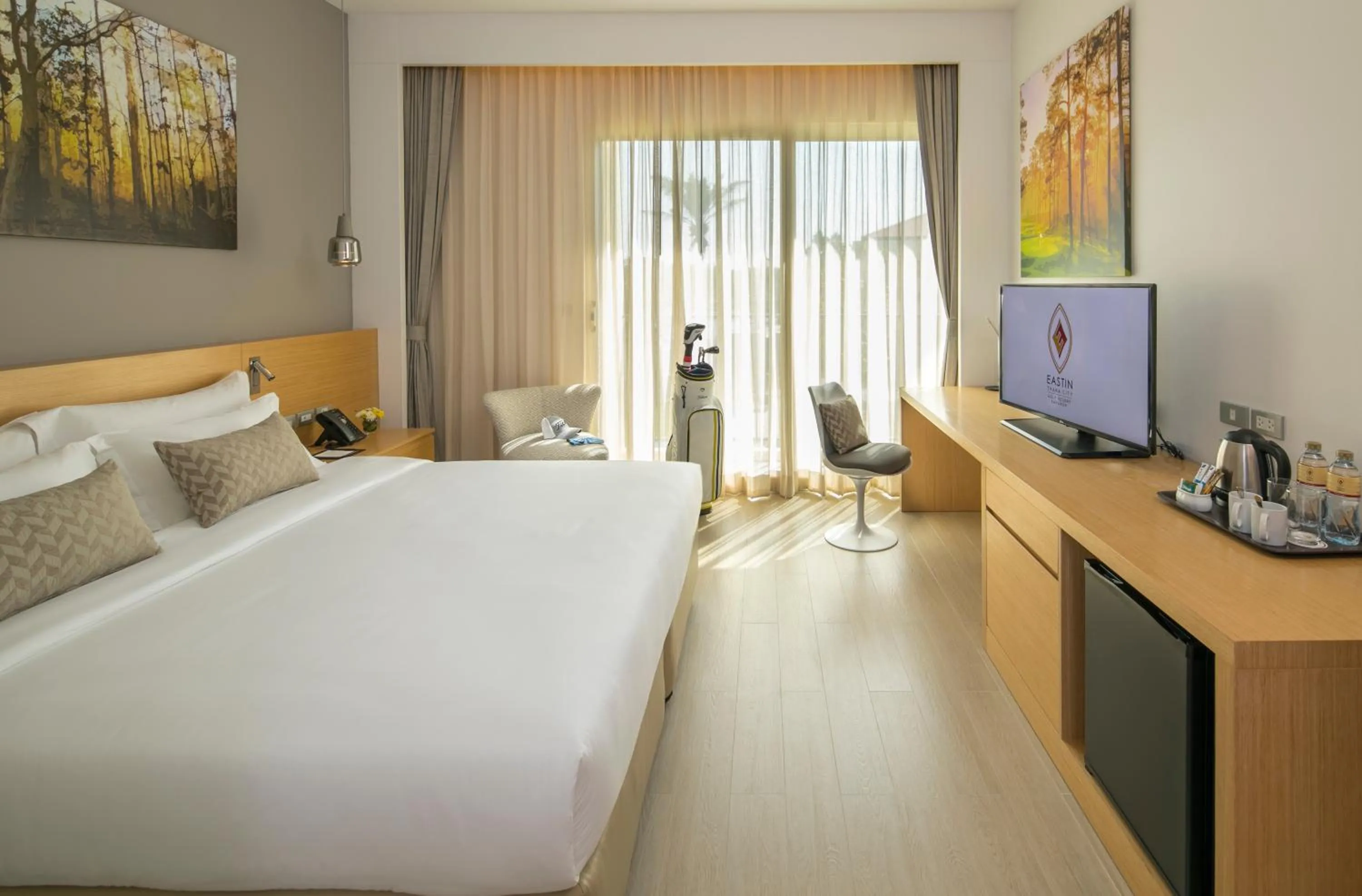 Decorative detail, Bed in Eastin Thana City Golf Resort Bangkok