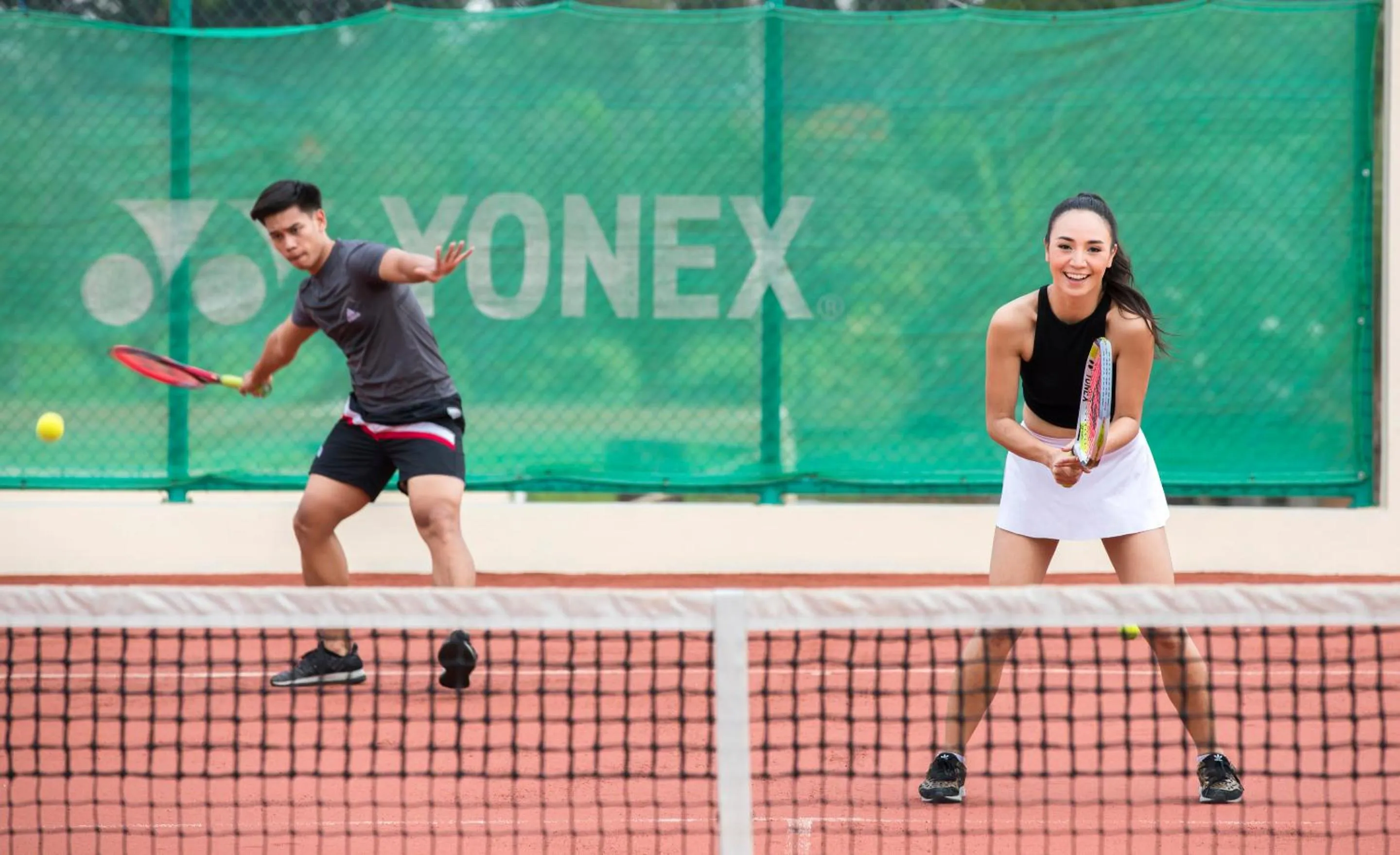 Tennis court in Eastin Thana City Golf Resort Bangkok