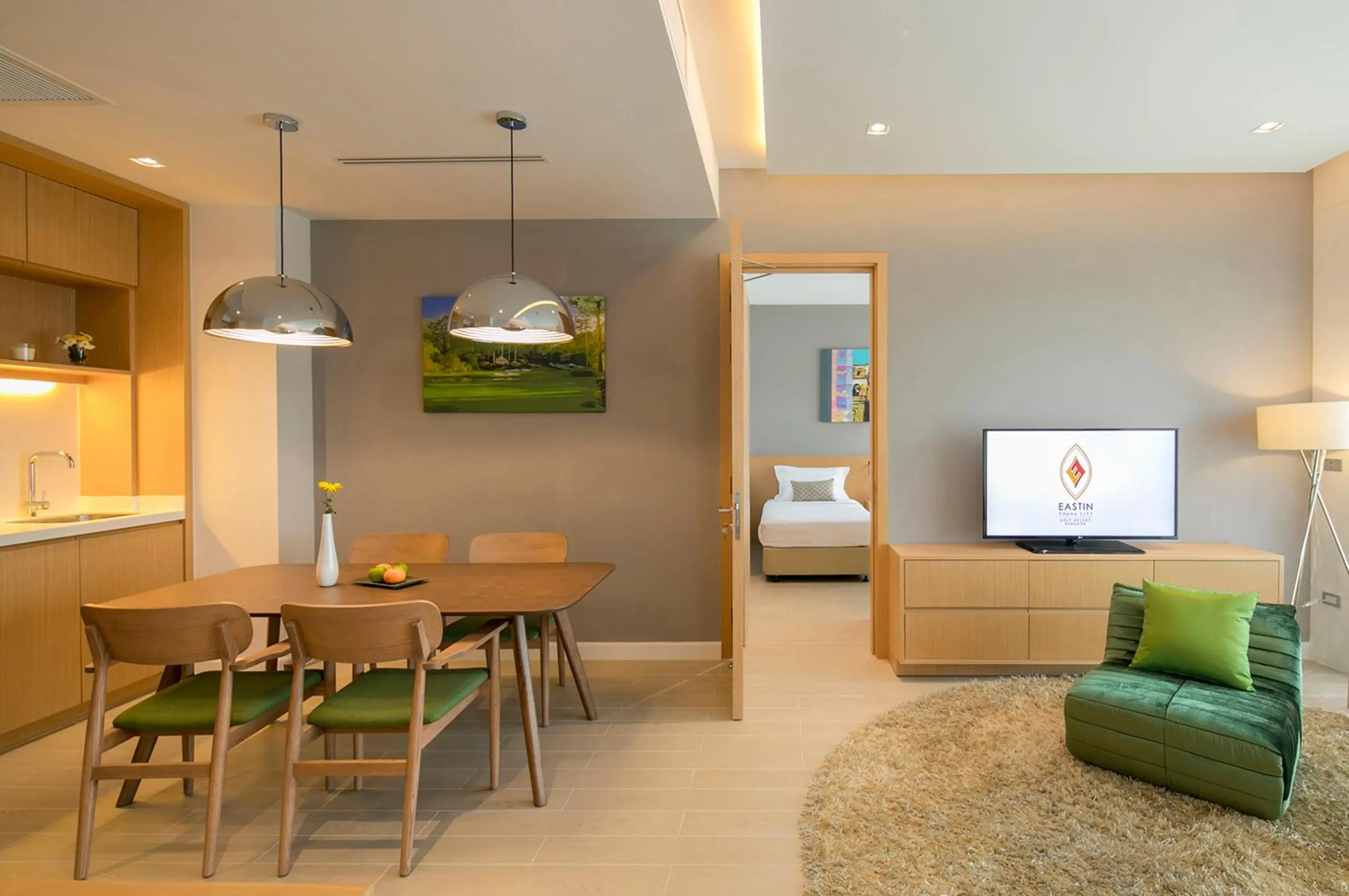 Bedroom in Eastin Thana City Golf Resort Bangkok