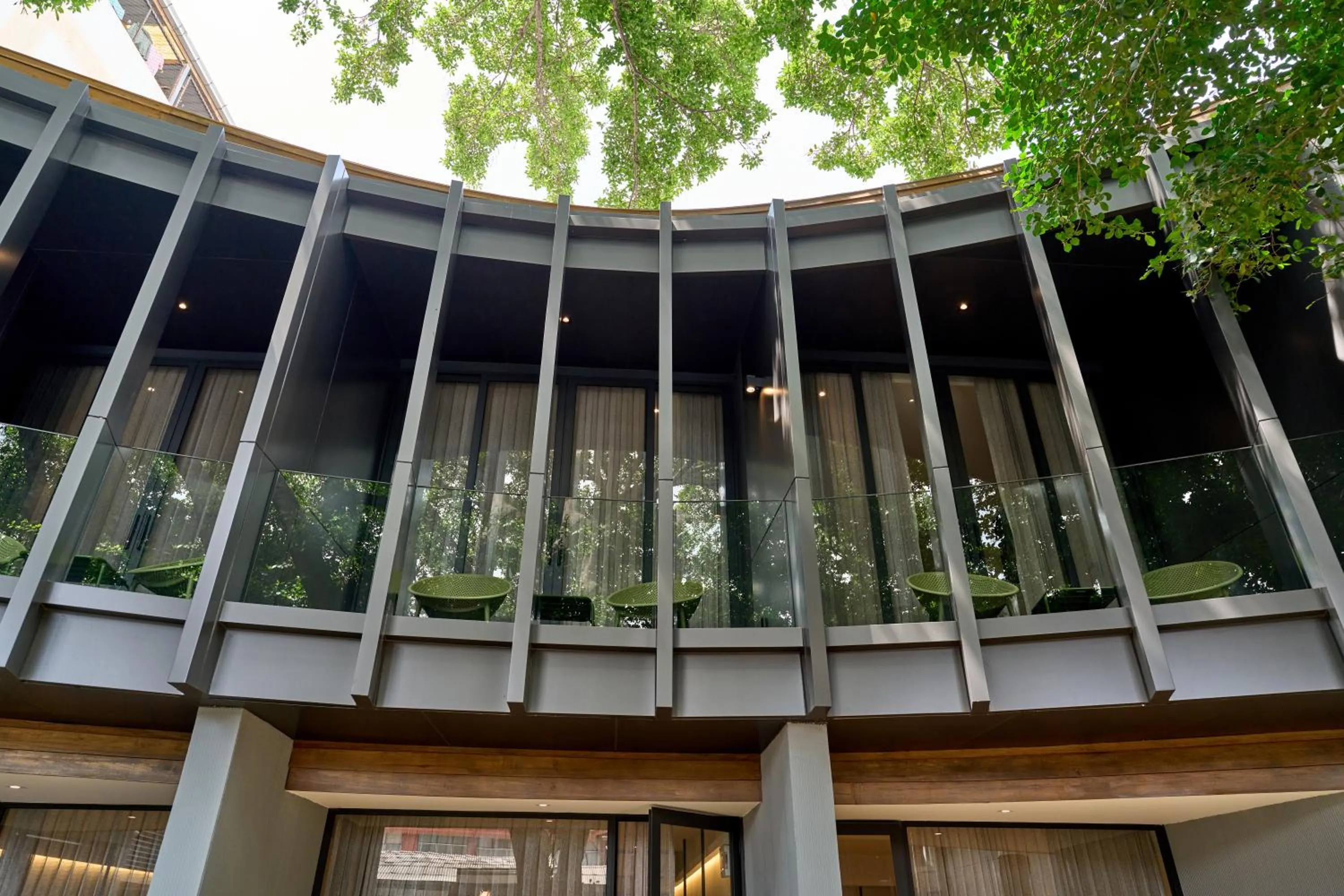 Property building in Red Door Samsen Hotel, Bangkok