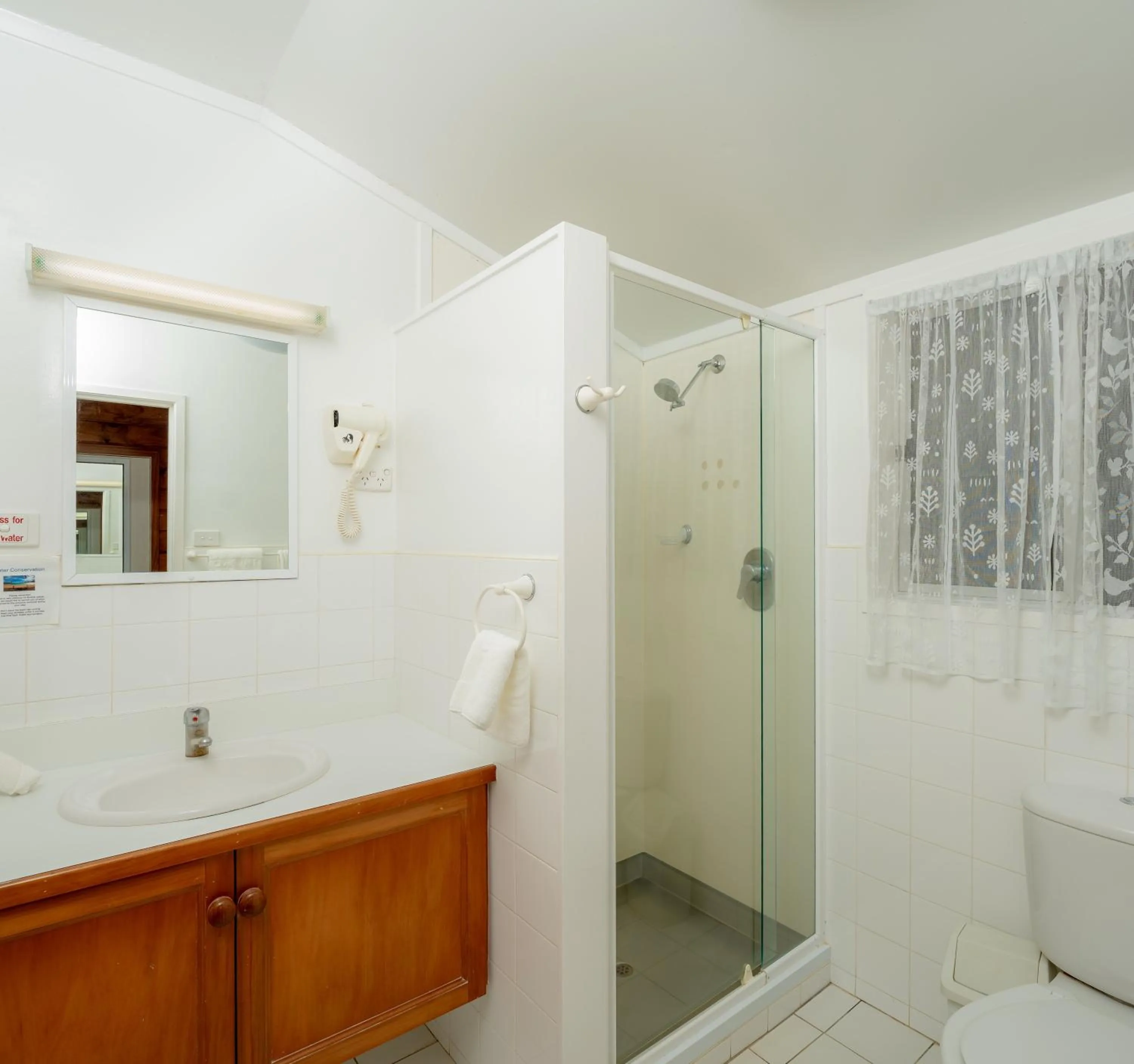 Shower in South Pacific Resort Hotel