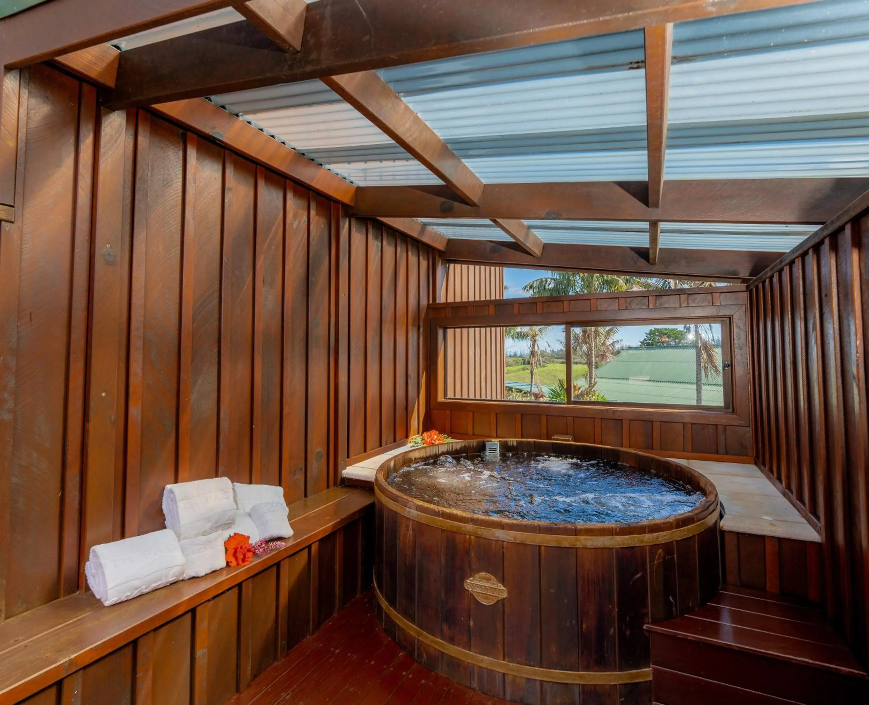 Hot Tub in South Pacific Resort Hotel