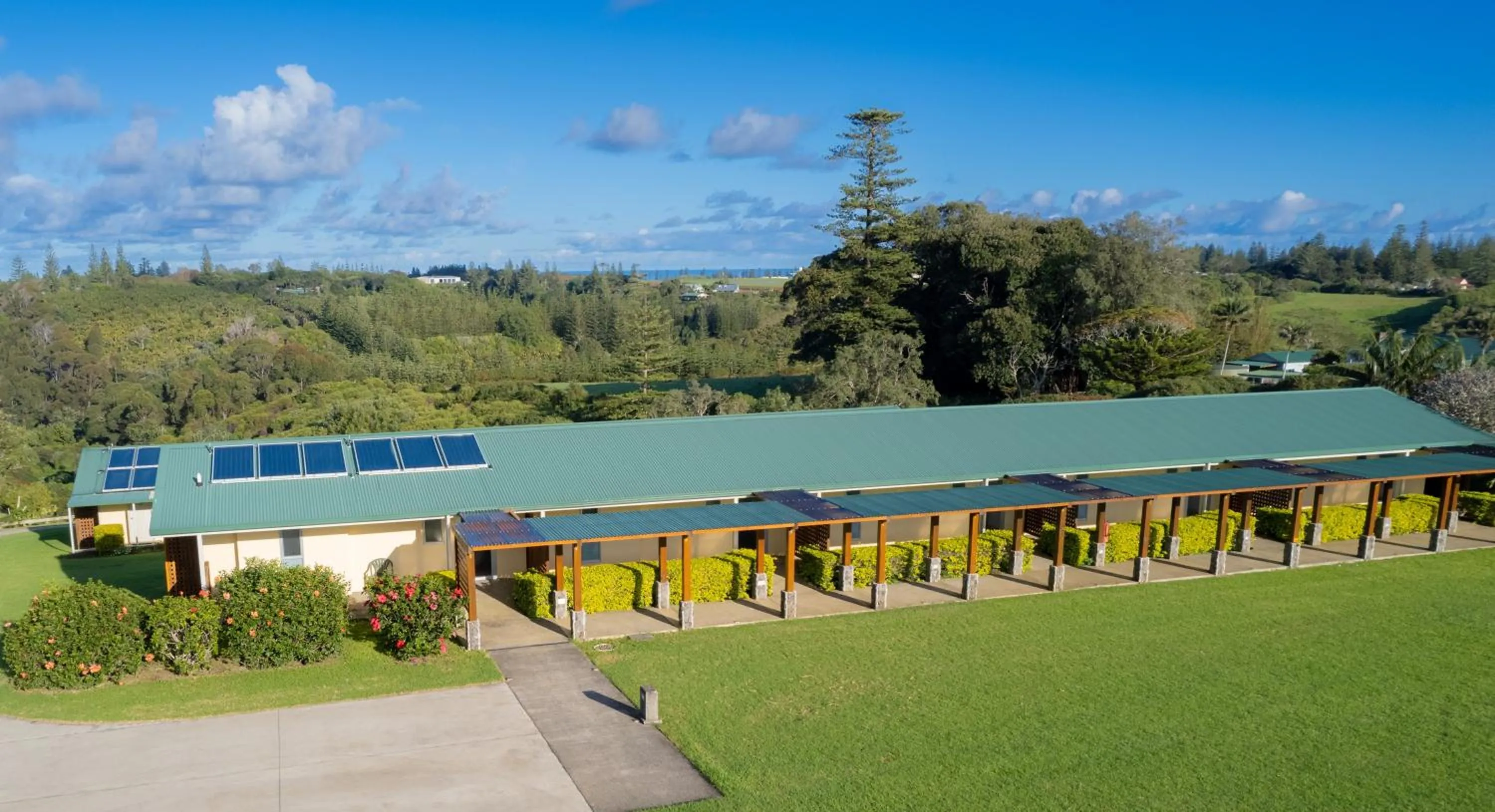 Property building in South Pacific Resort Hotel