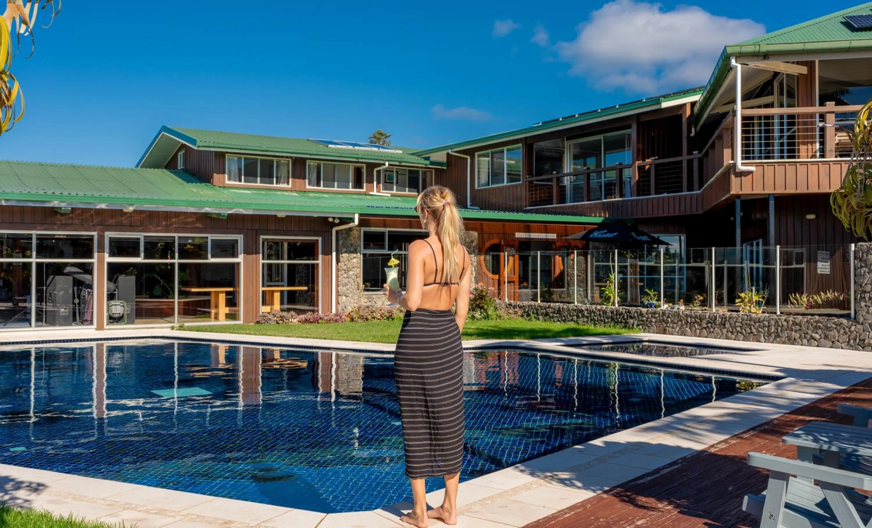 Swimming pool in South Pacific Resort Hotel