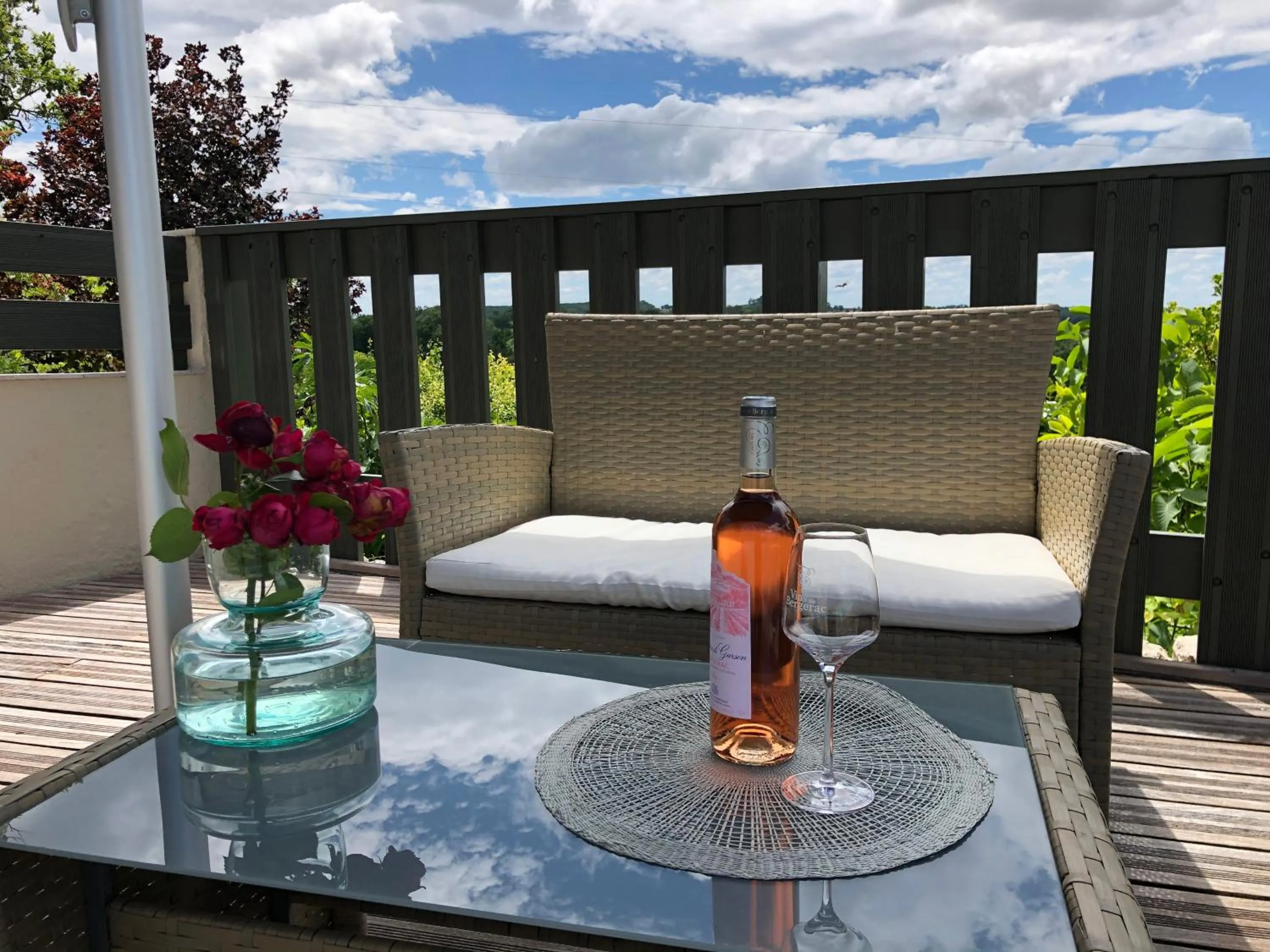 Balcony/Terrace in La Ferme Buissonnière