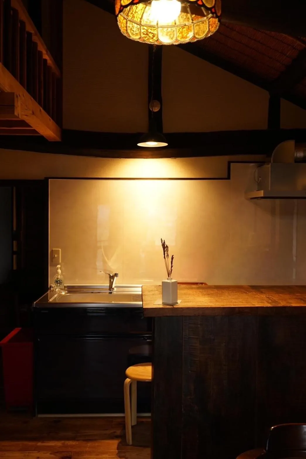 Kitchen or kitchenette in Noka Minshuku Sanzen