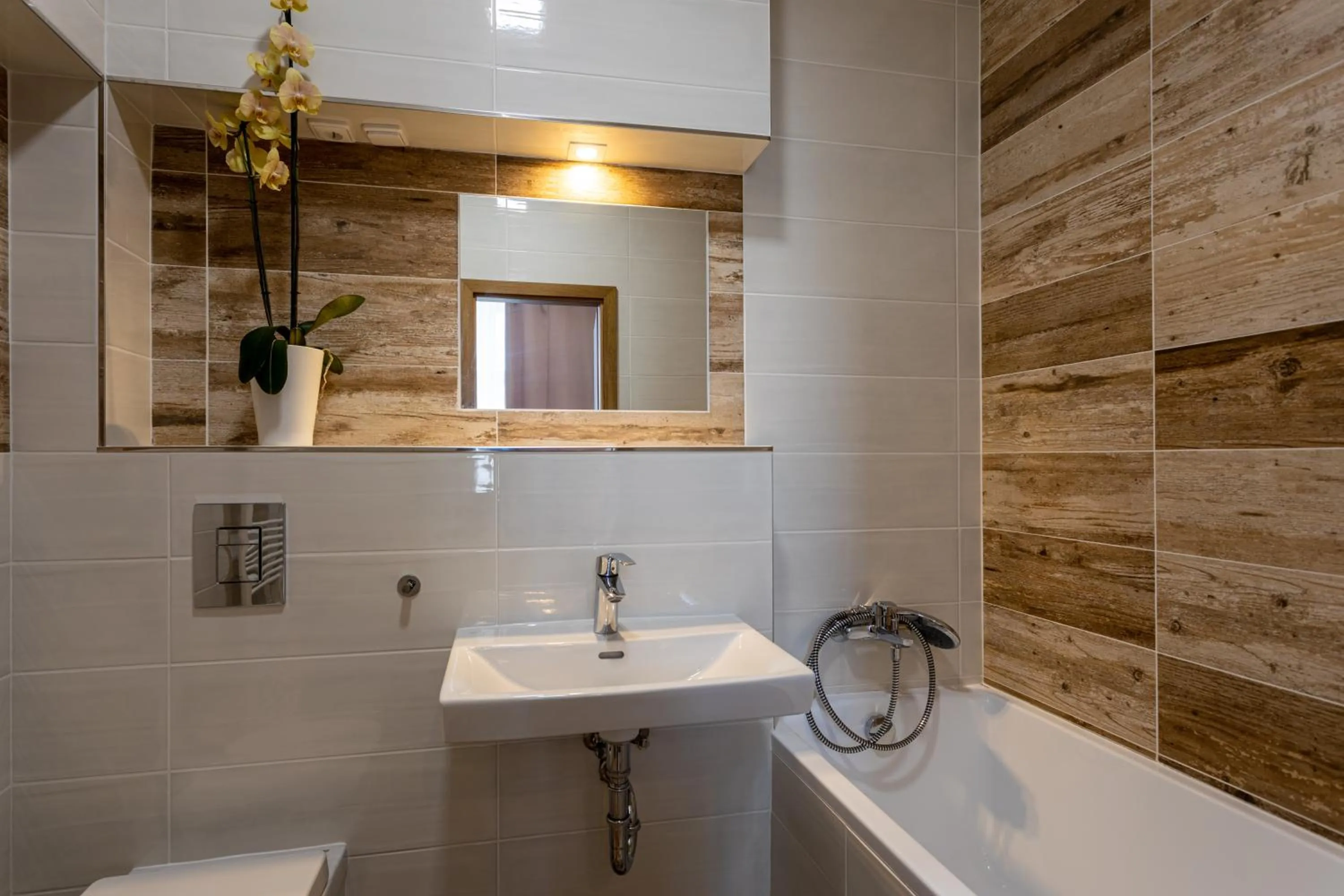 Bathroom in Penzion U Vlka