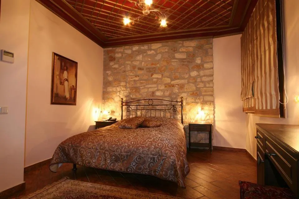 Bed in Hagiati Guesthouse