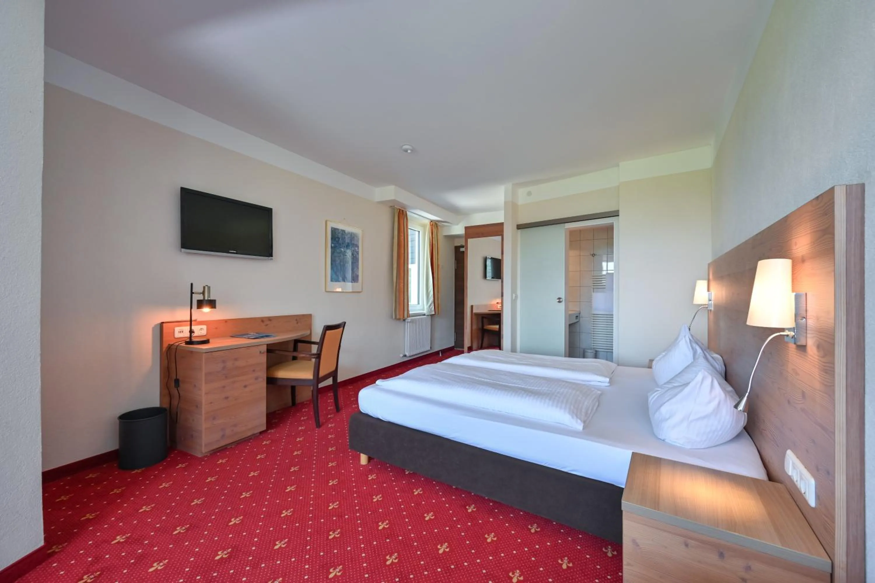 Bedroom, Bed in Rothenfels Panorama Hotel