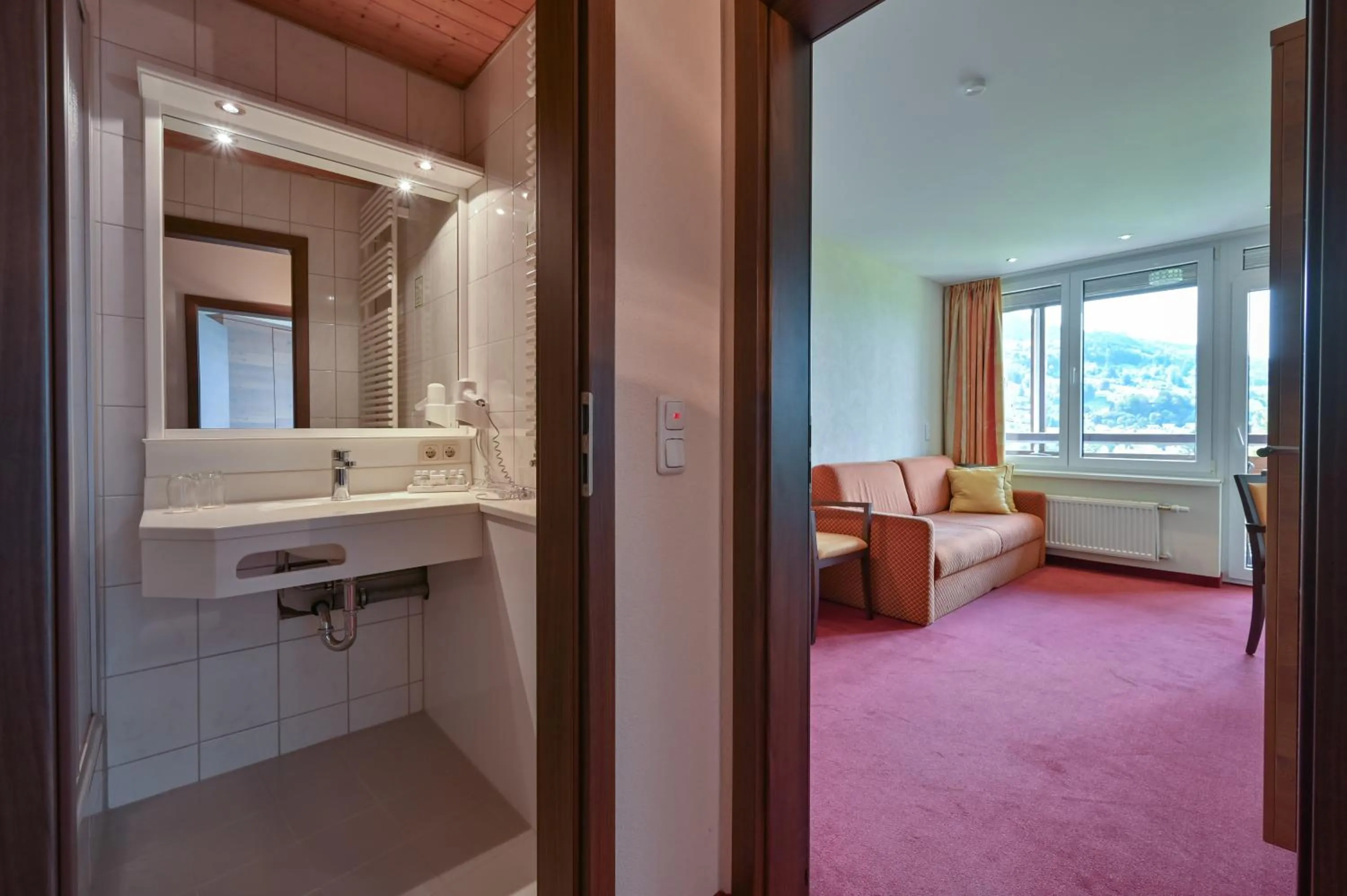 Bathroom in Rothenfels Panorama Hotel