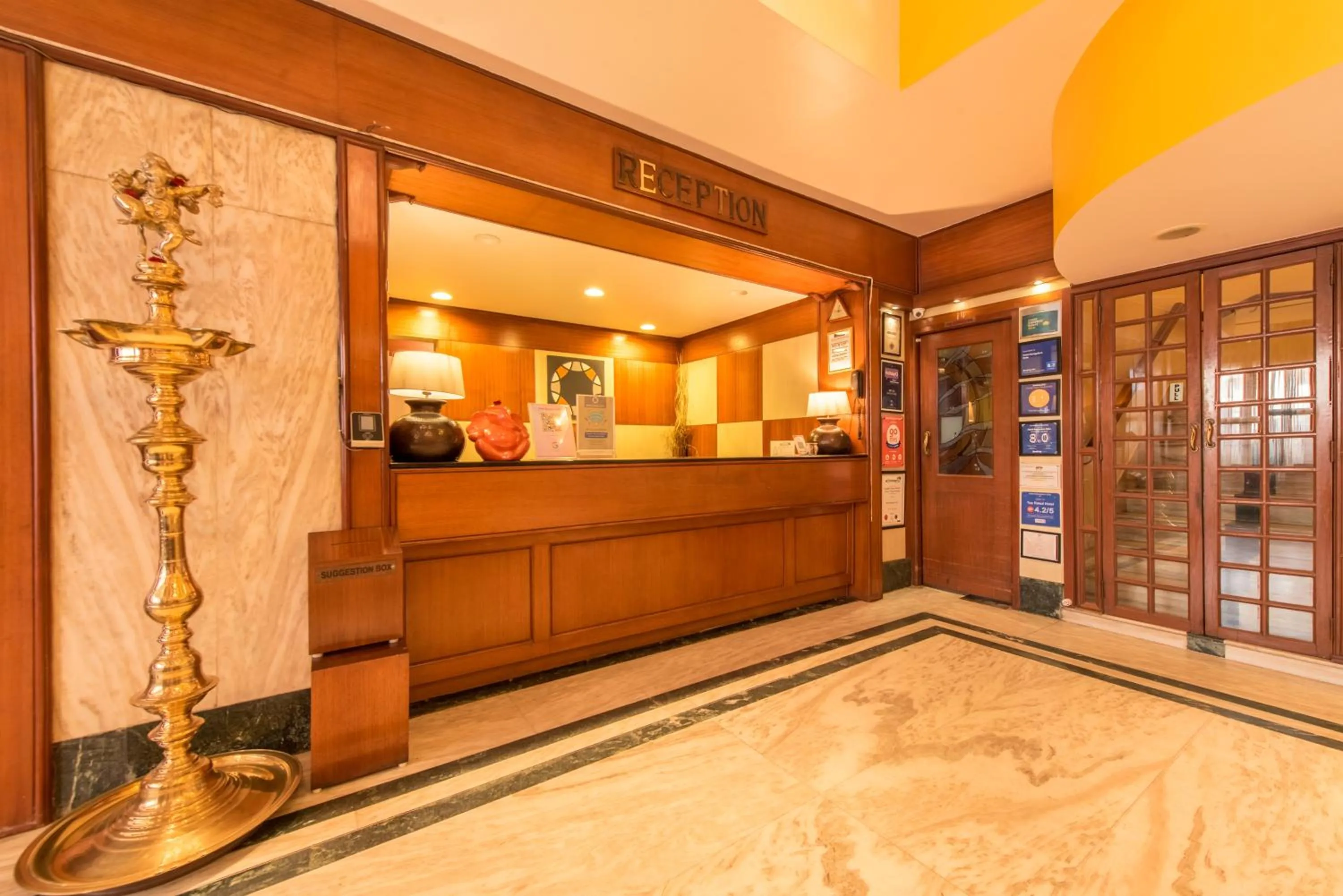 Lobby or reception in Bangalore Gate Hotel & Conferences