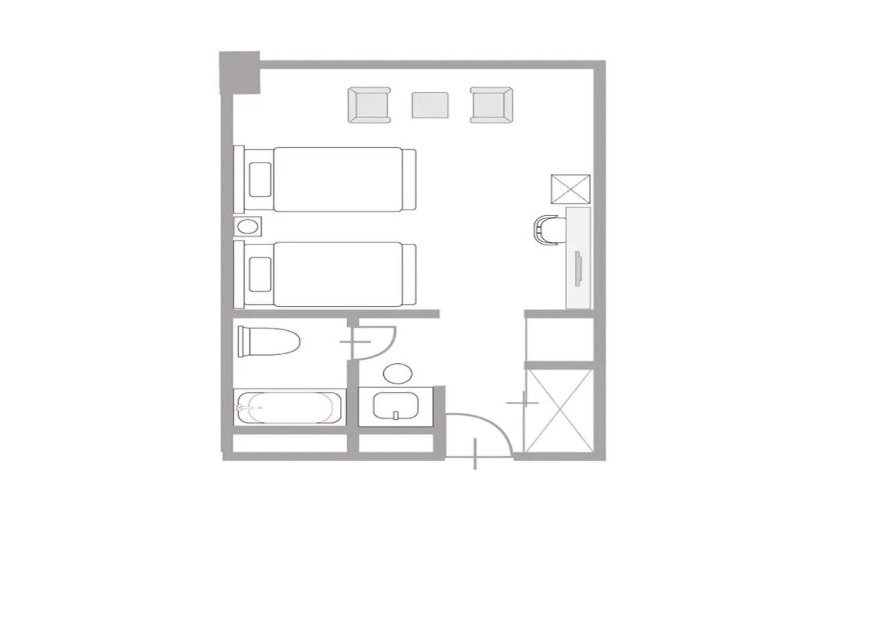 Floor plan in Yutorelo Beppu