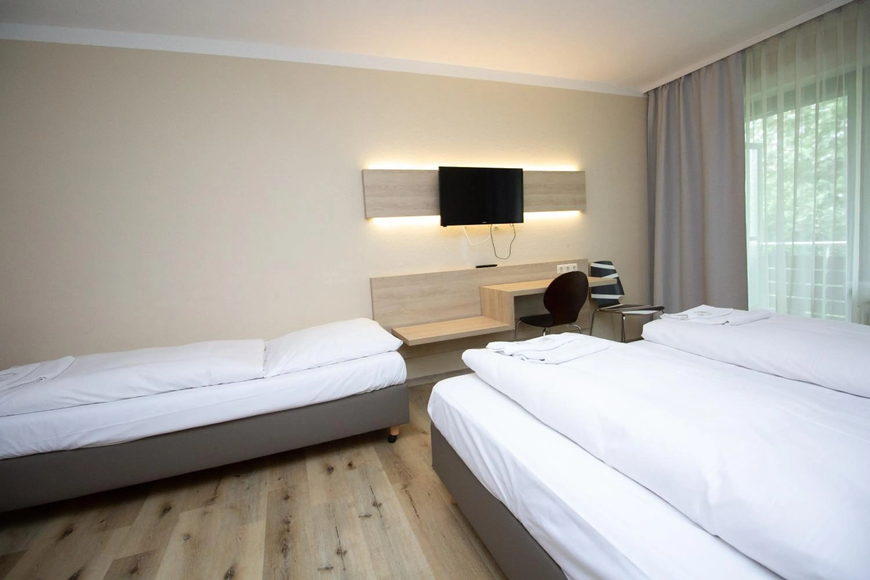 Bed in Ahorn Hotel