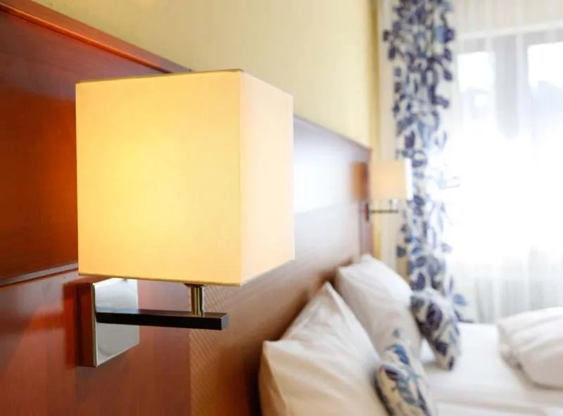 Bed in Ahorn Hotel