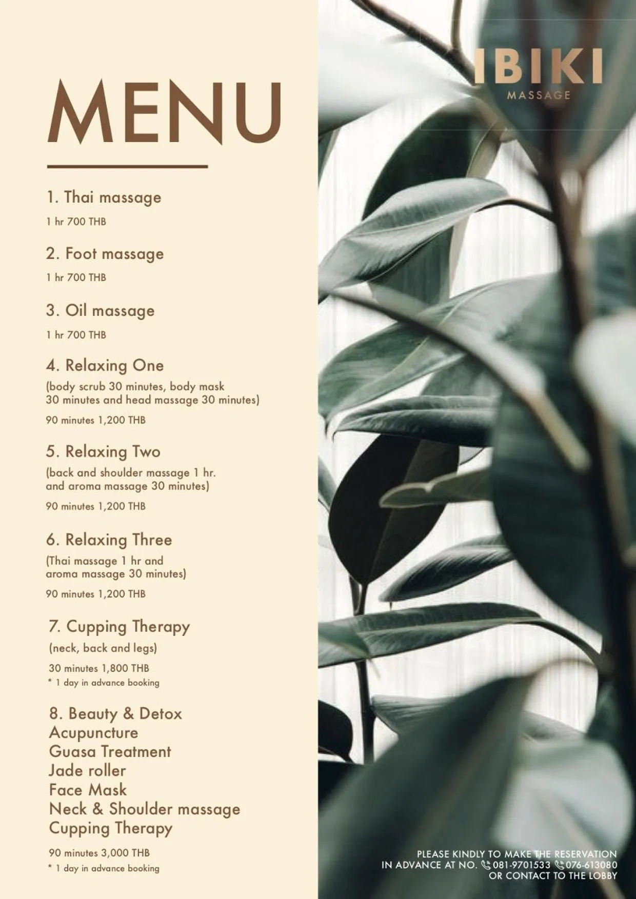 Massage in Two Villas HOLIDAY - Onyx Style Nai Harn Beach, Phuket