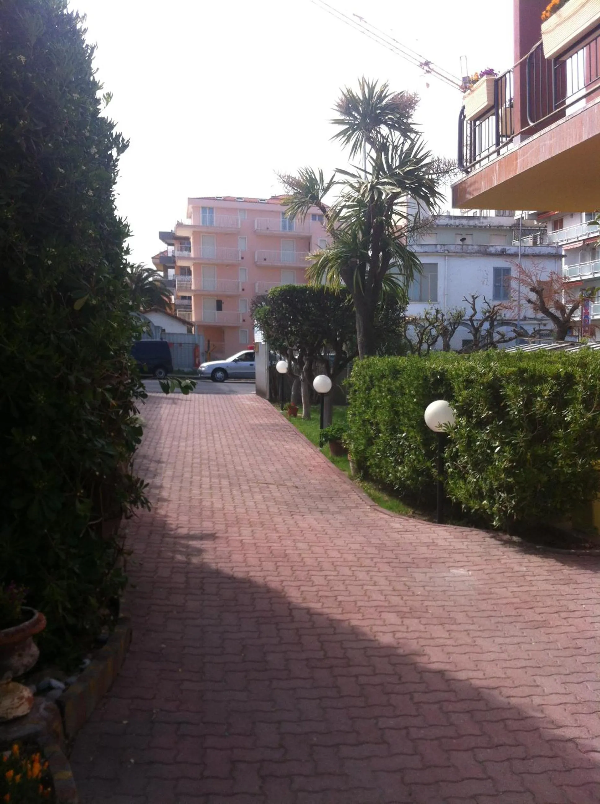Facade/entrance in Villa Le Logge