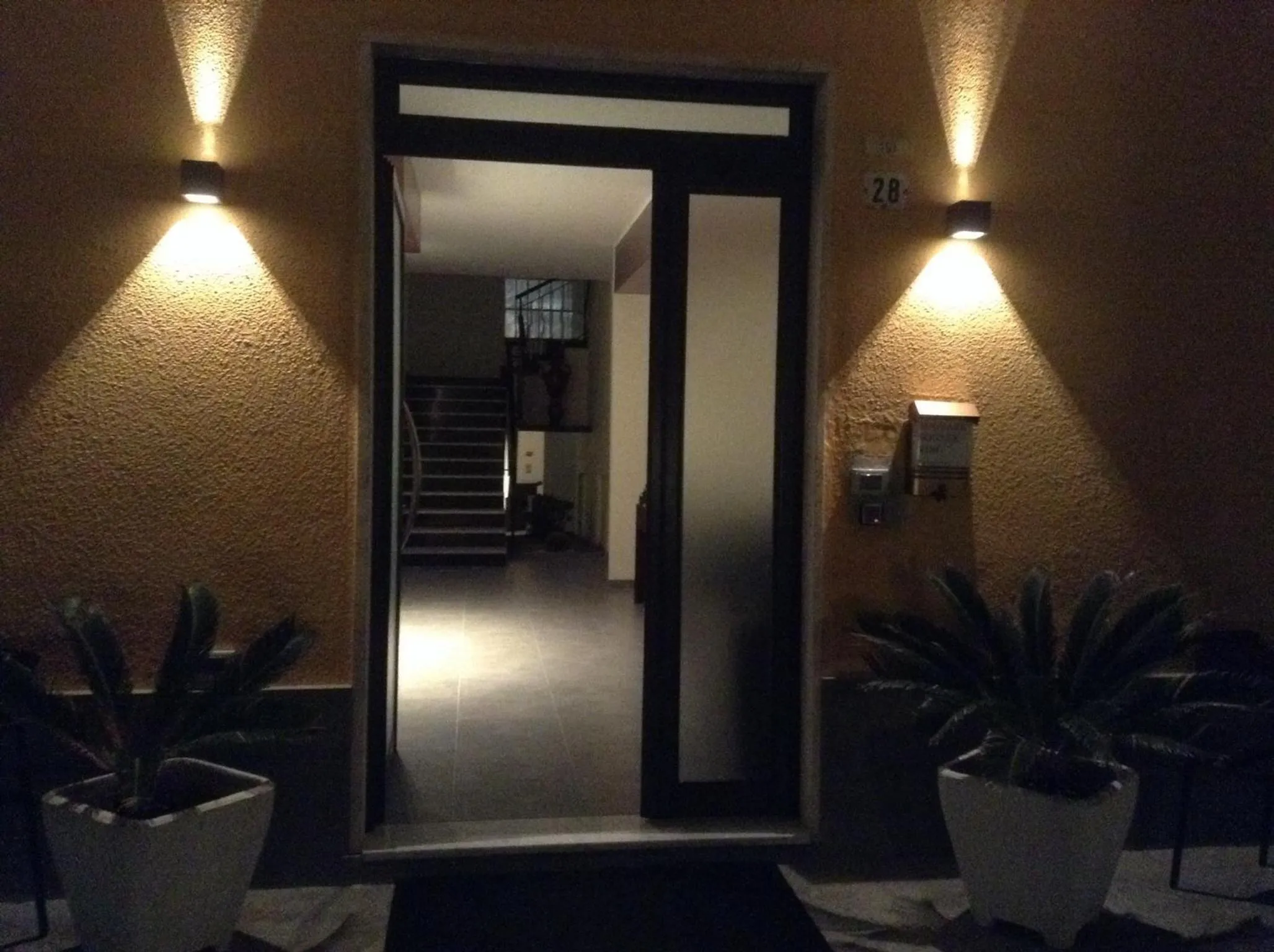 Facade/entrance in Villa Le Logge