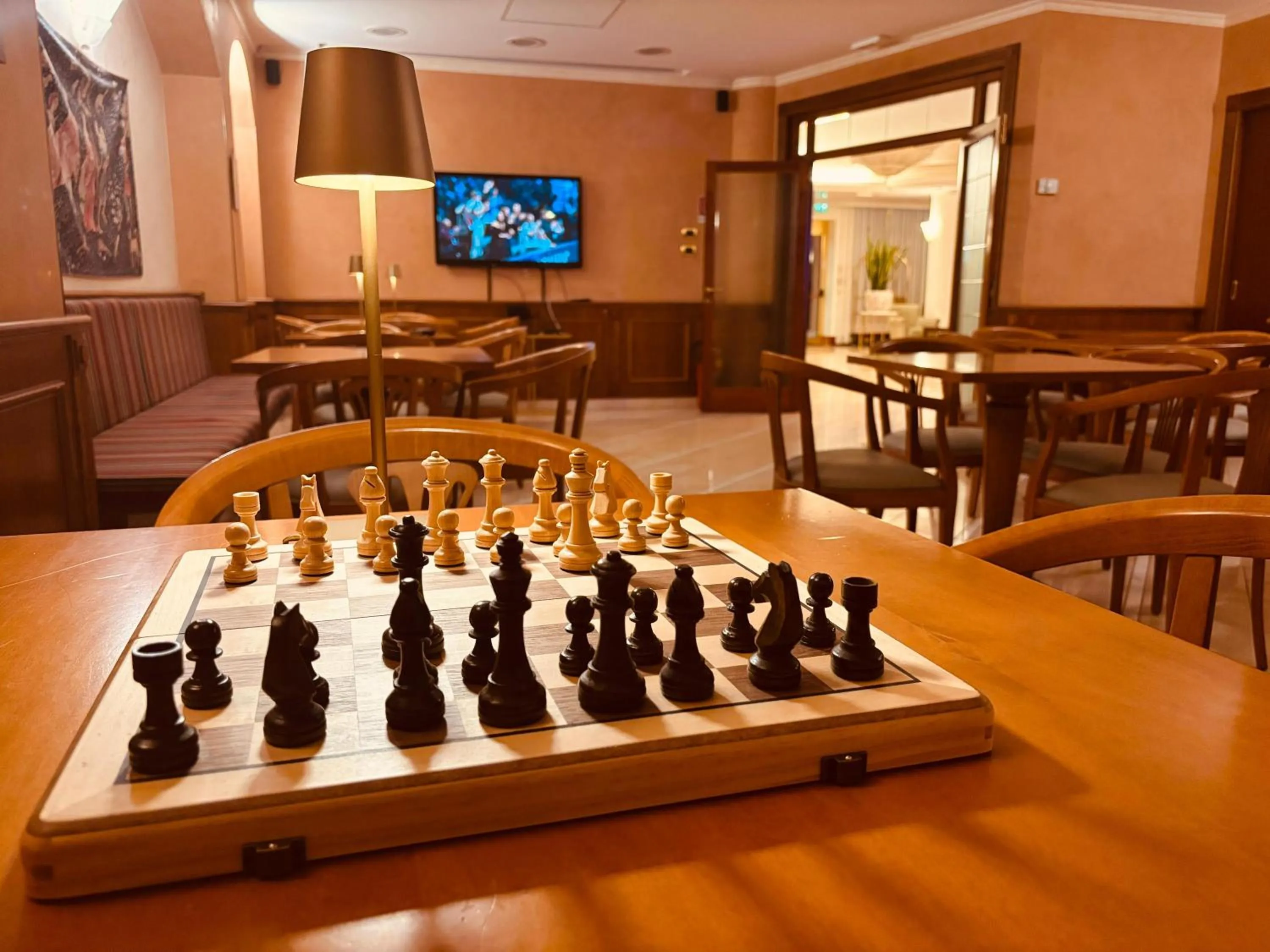 Communal lounge/ TV room in Hotel Valle Rossa