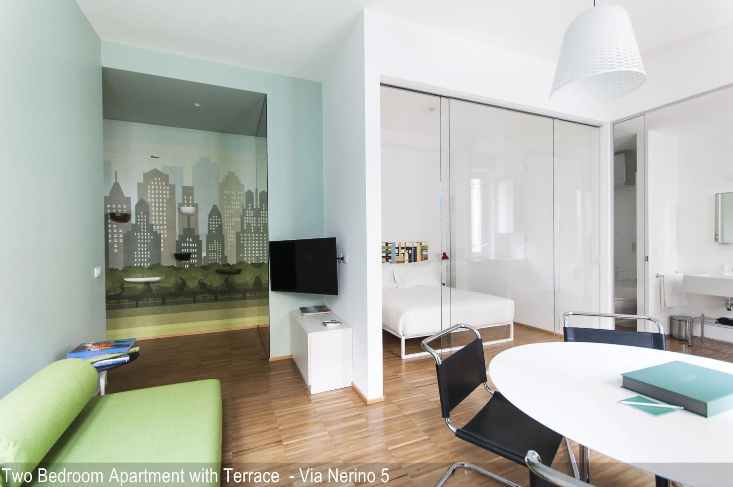 Living room in Brera Apartments in City Center