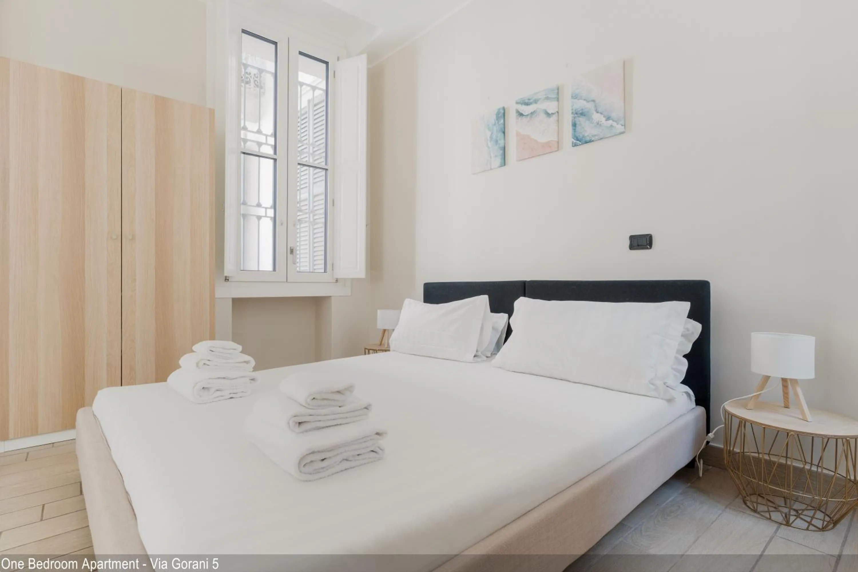 Bedroom, Bed in Brera Apartments in City Center