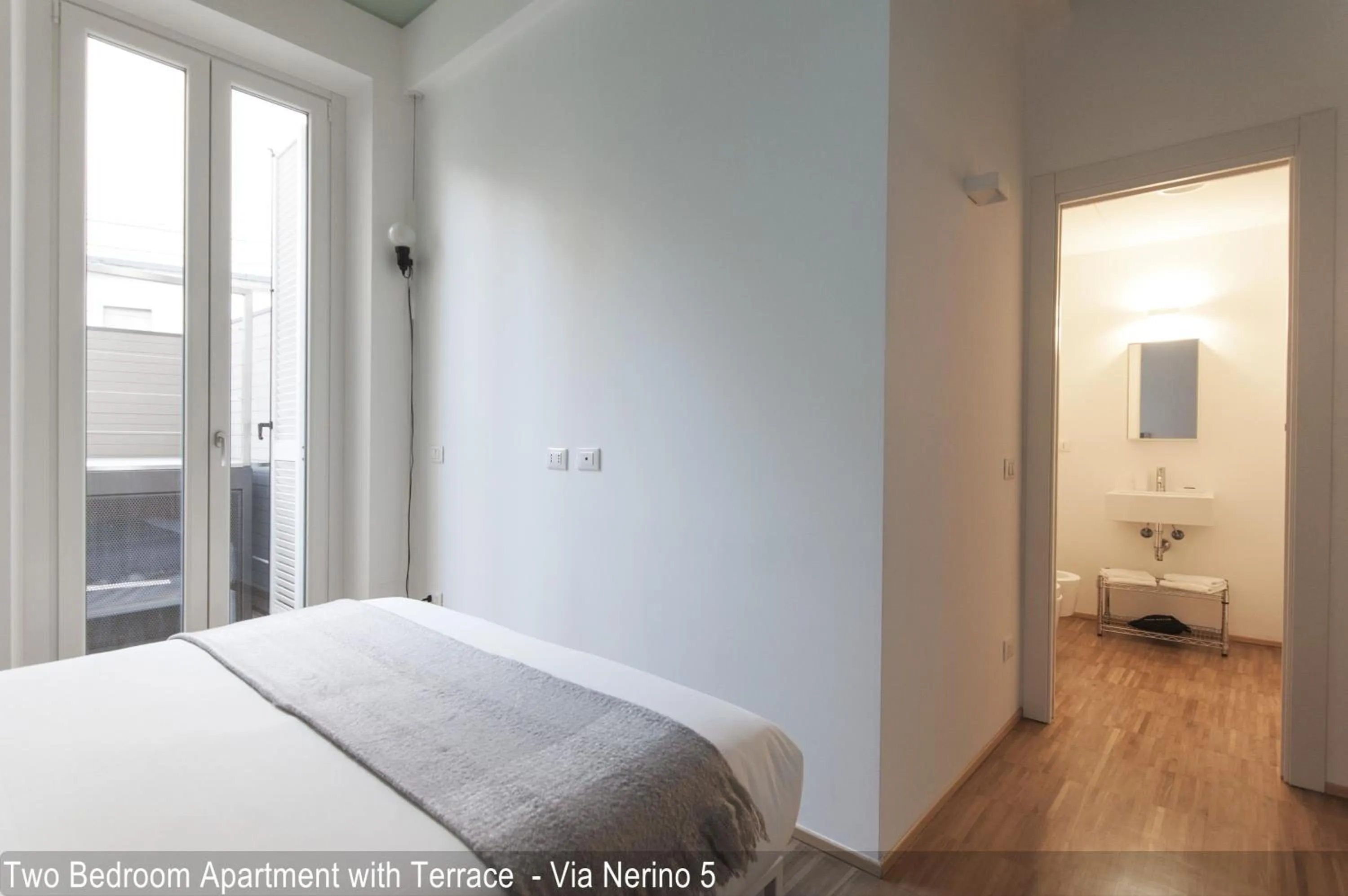 Bedroom, Bed in Brera Apartments in City Center