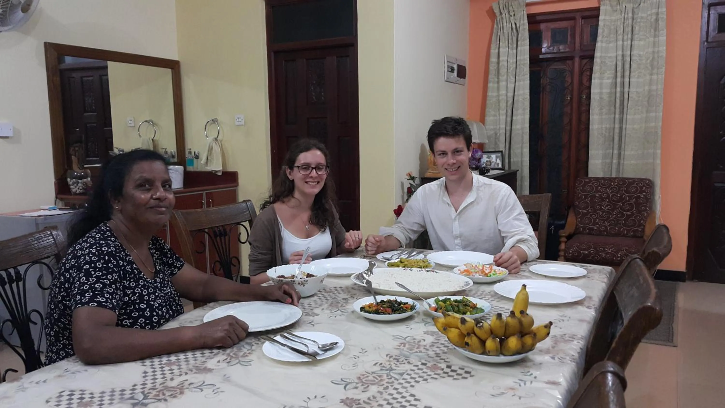 Asian breakfast in Resident View Homestay