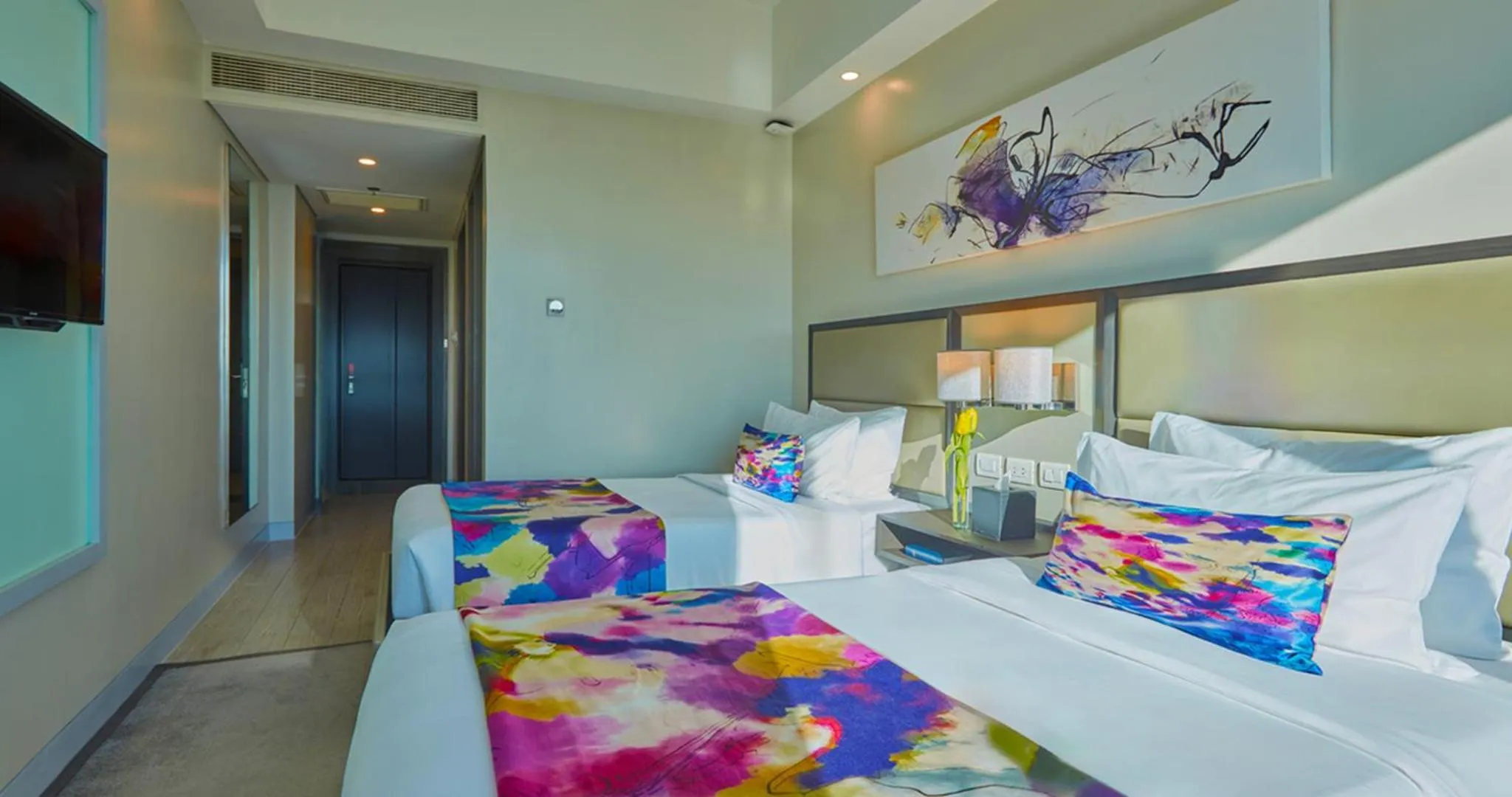 Bedroom, Bed in Savoy Hotel Manila near Airport NAIA Terminal 3 MNL