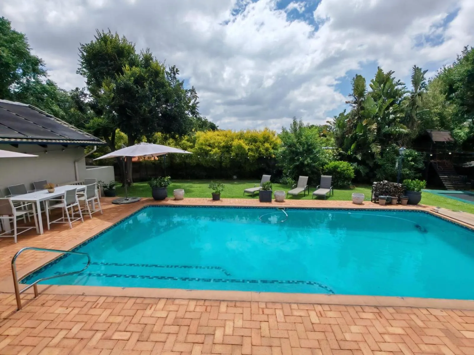 Swimming pool in Three Olives Guesthouse