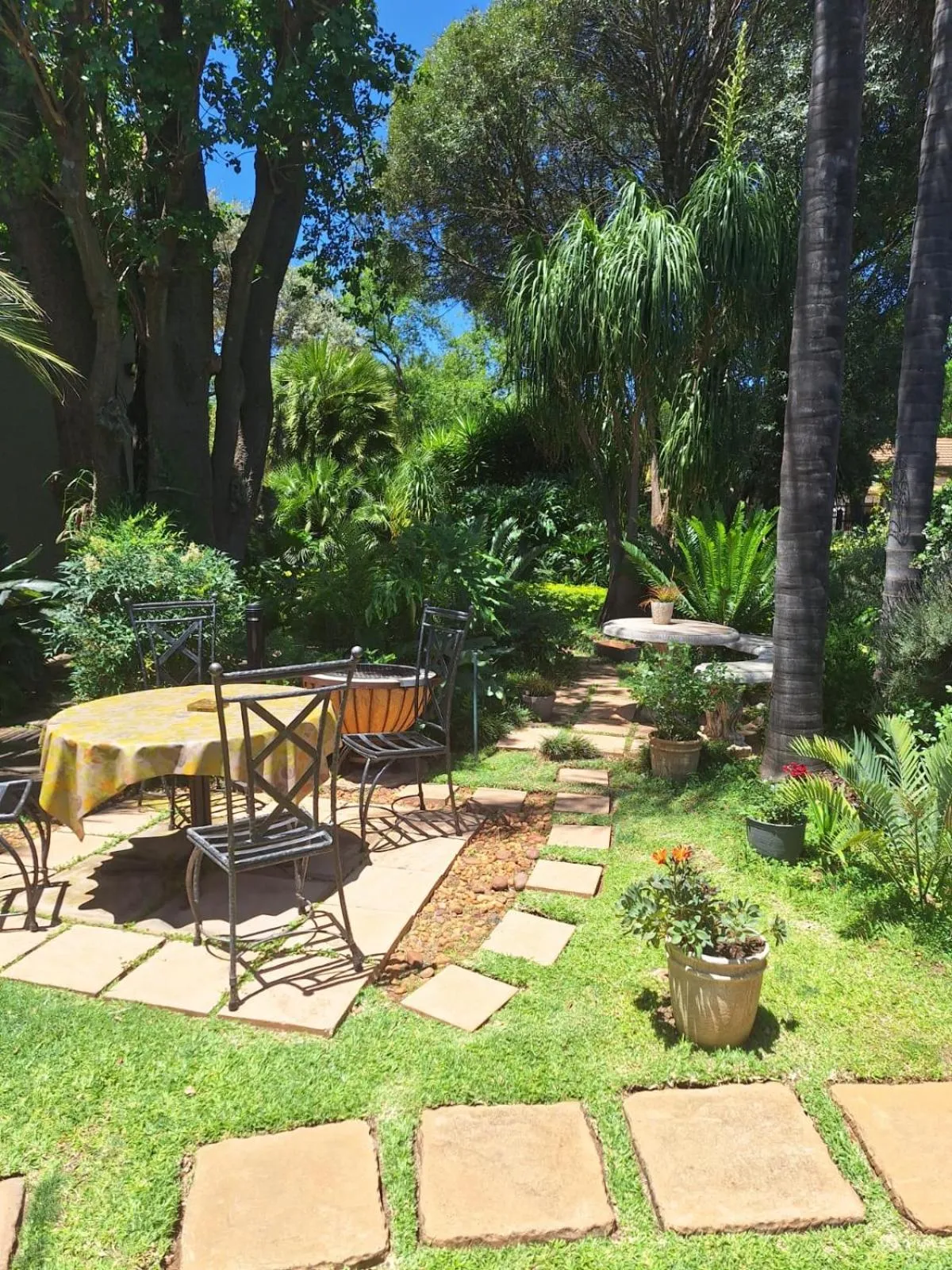 Garden in Three Olives Guesthouse