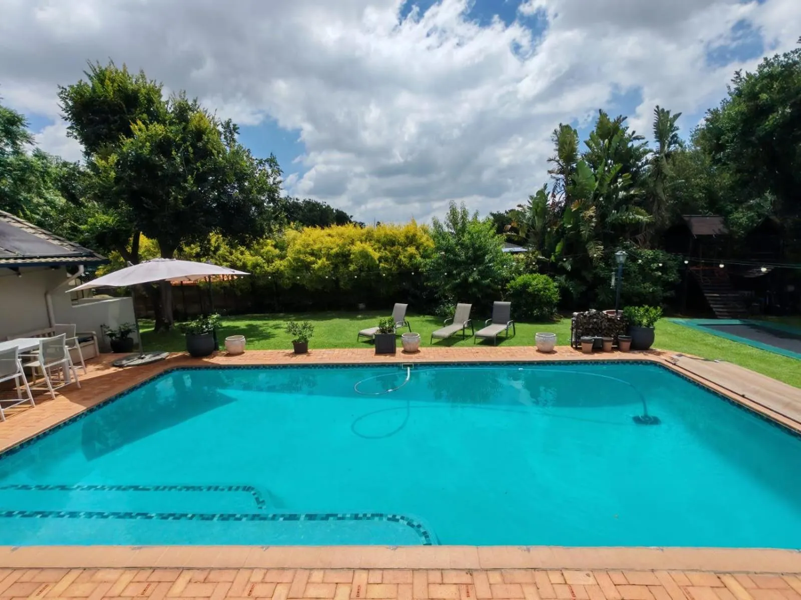 Swimming pool in Three Olives Guesthouse