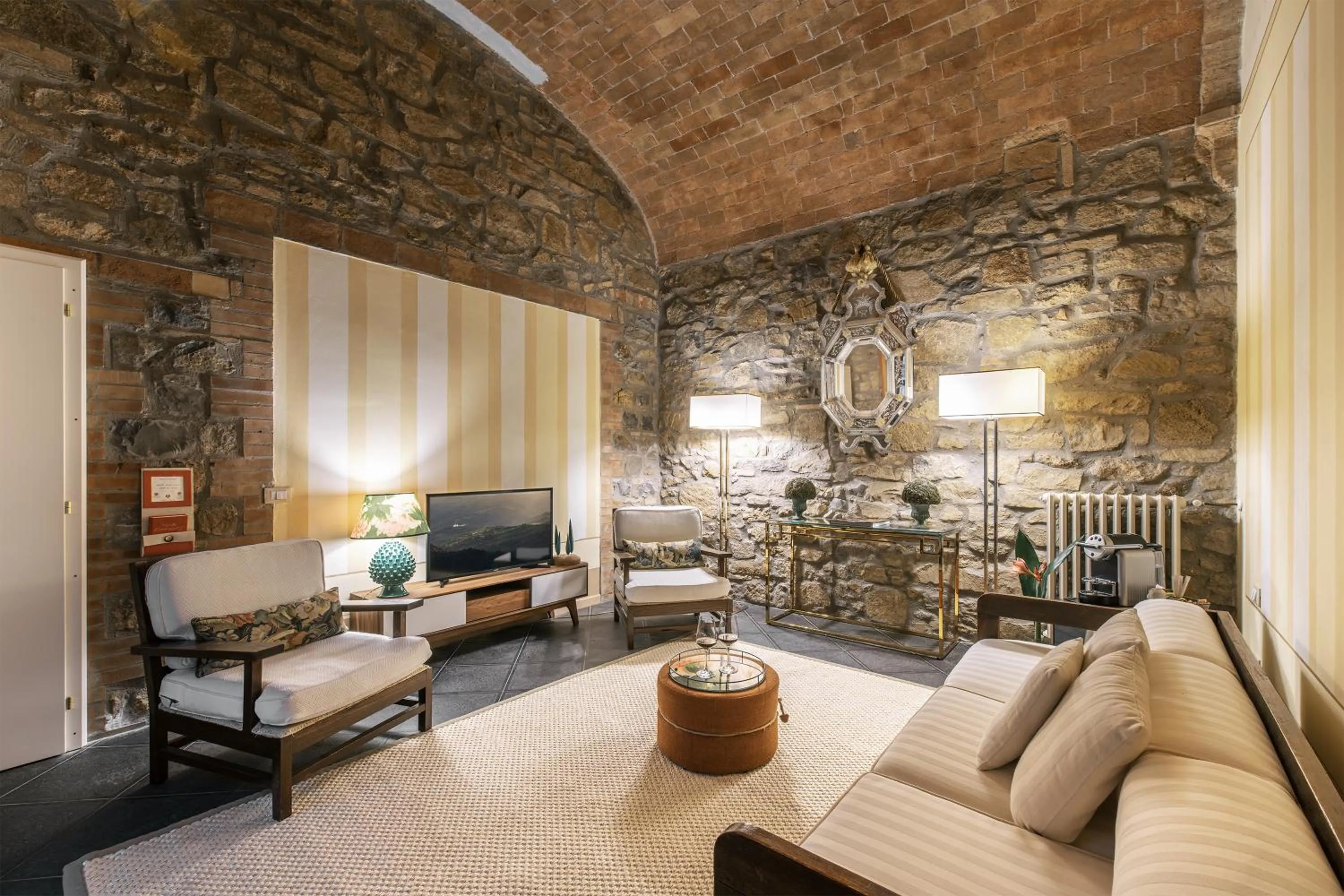 Living room in Porta Castellana B&B - Apartment