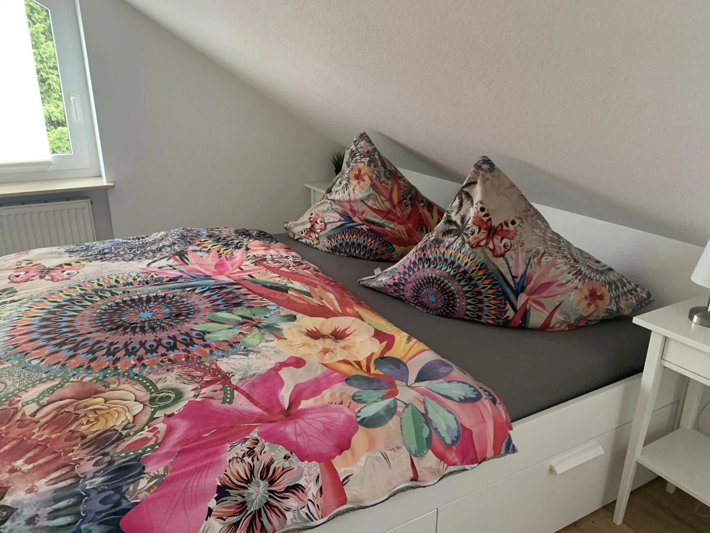 Living room, Bed in Haus Zum Haiden