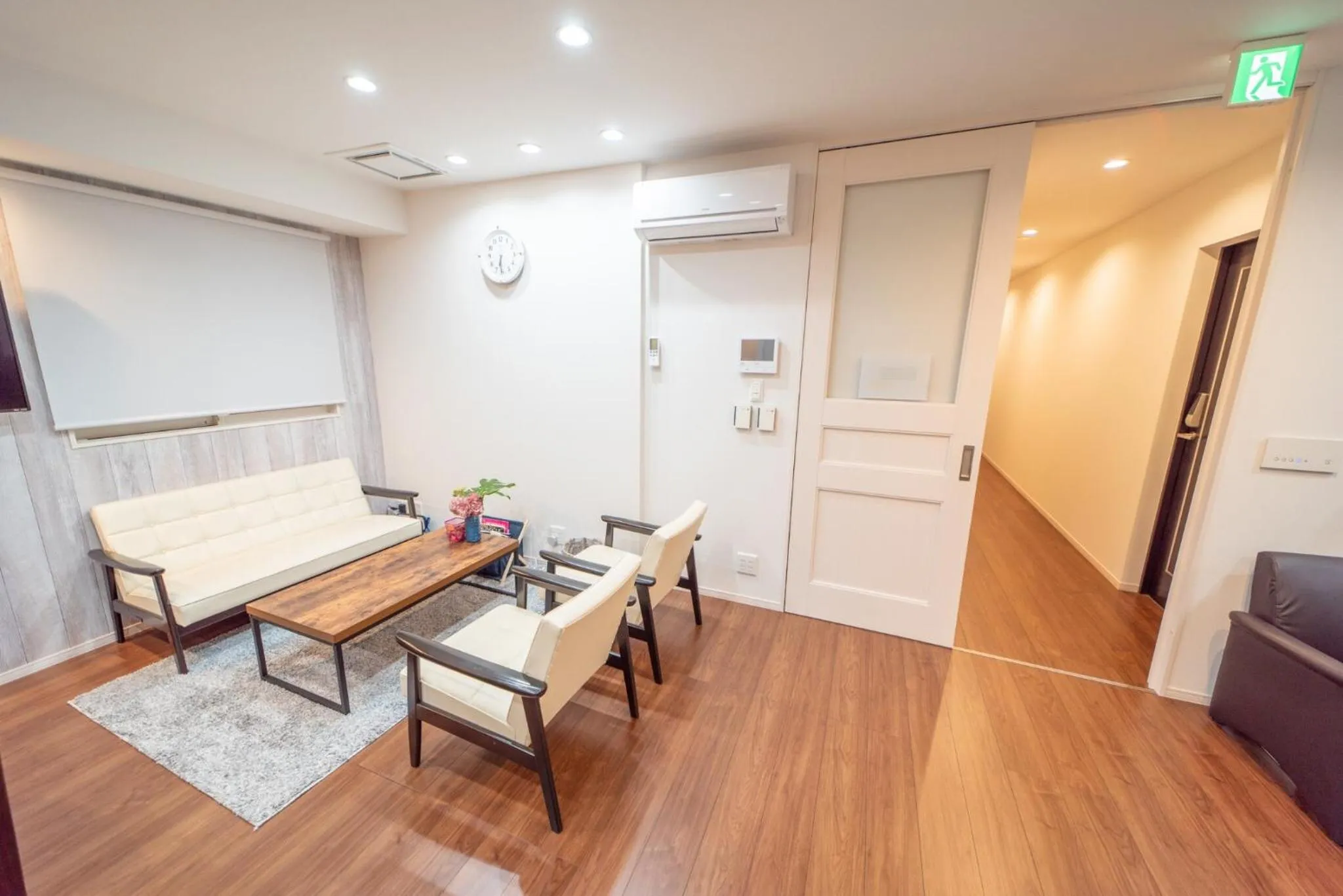 Communal lounge/ TV room in Port House Shibuya